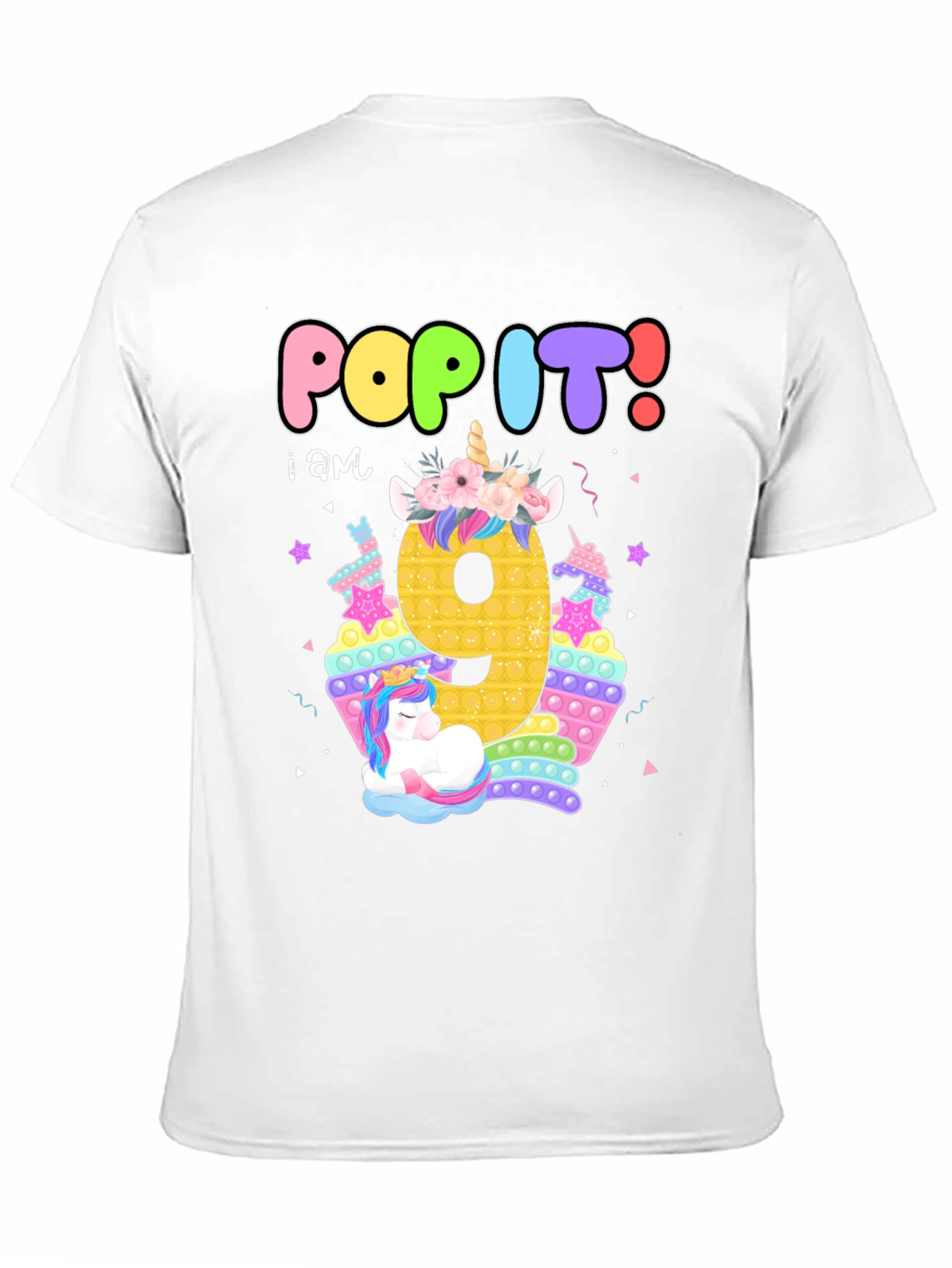 Pop It 9th Birthday T-Shirt