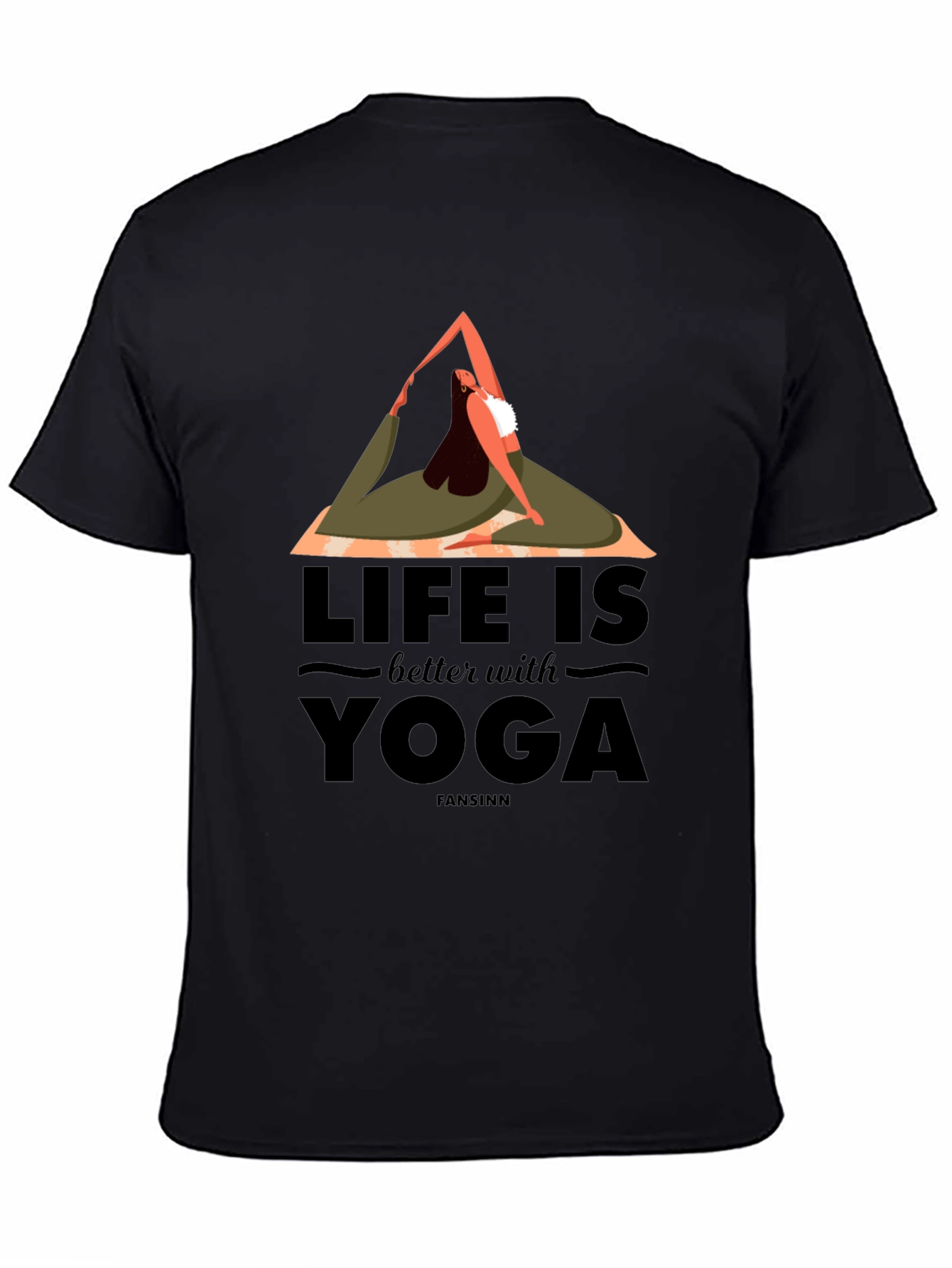 Yoga Life Graphic Tee - Comfortable Cotton Blend