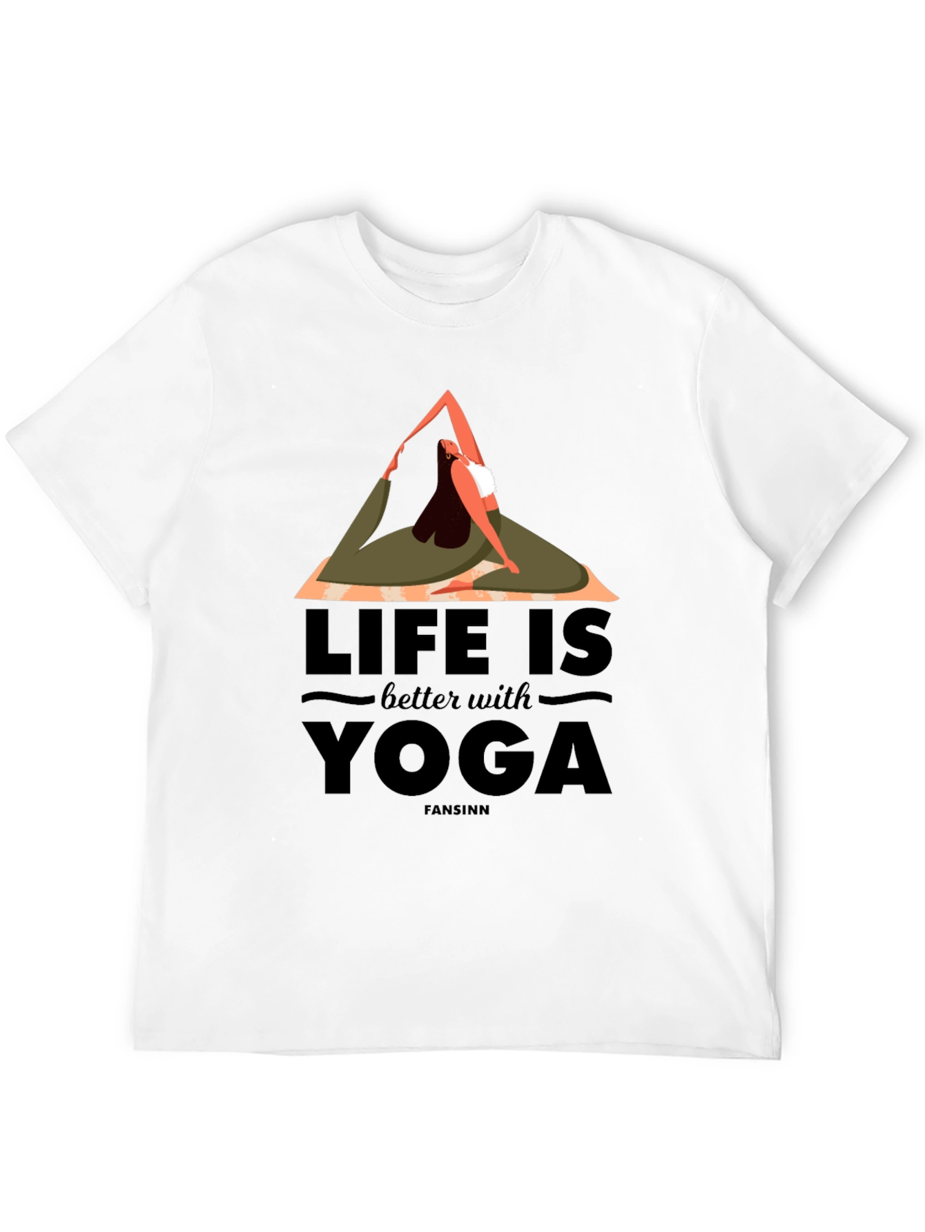 Yoga Life Graphic Tee - Comfortable Cotton Blend