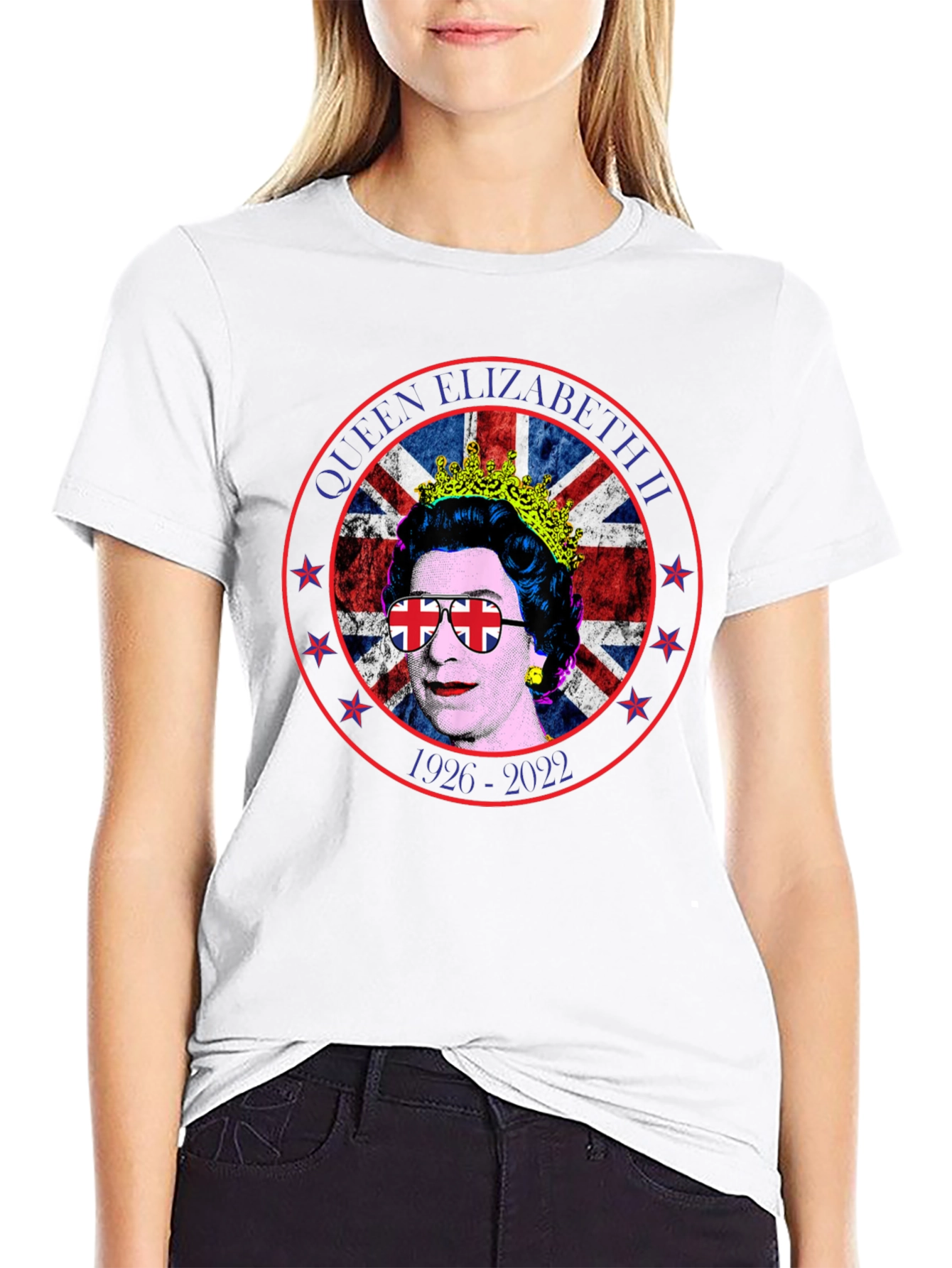 Queen Elizabeth II Tribute Graphic Tee