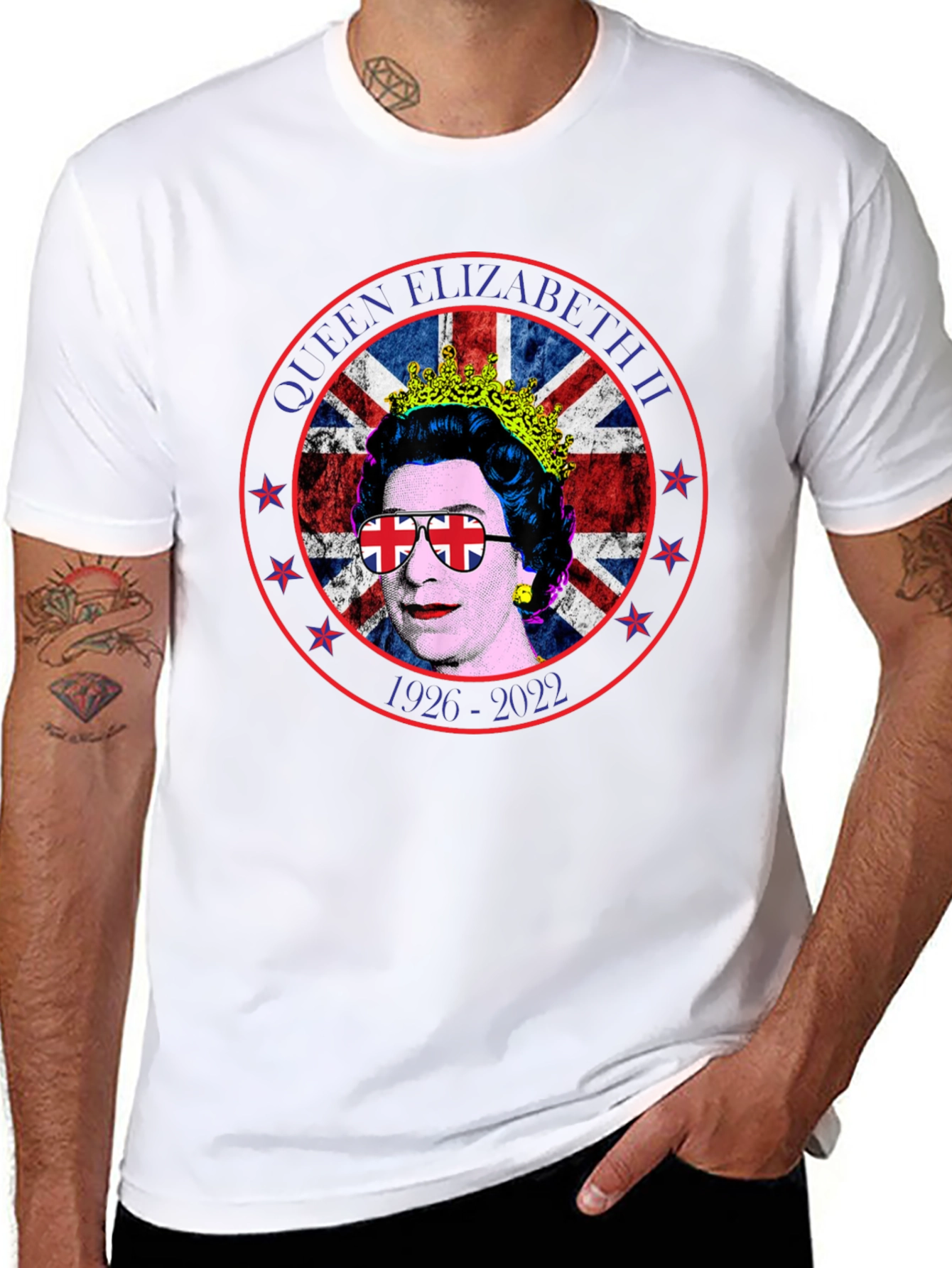 Queen Elizabeth II Tribute Graphic Tee