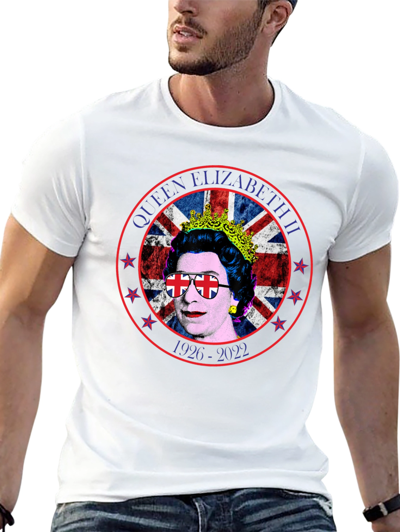 Queen Elizabeth II Tribute Graphic Tee