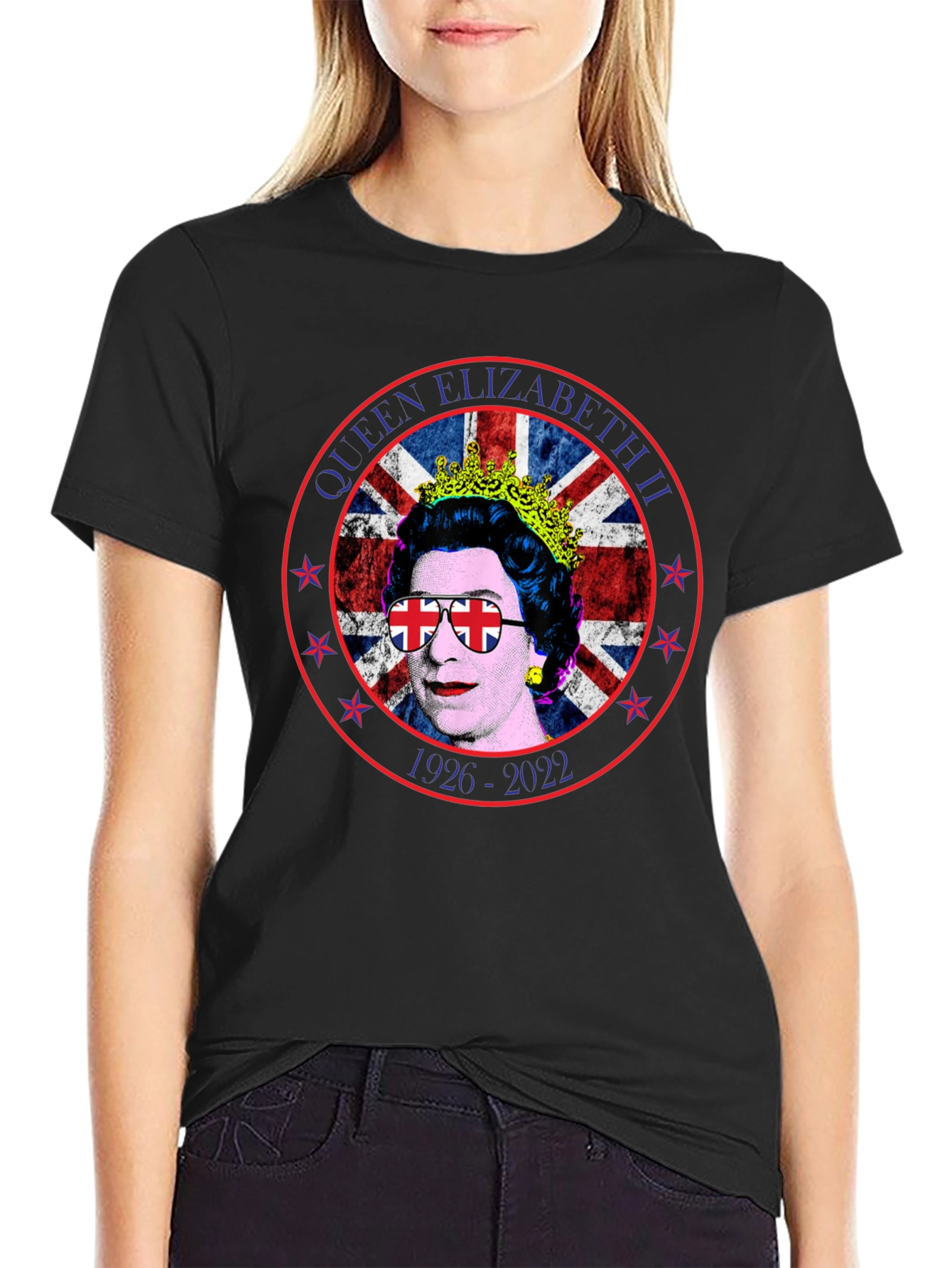 Queen Elizabeth II Tribute Graphic Tee