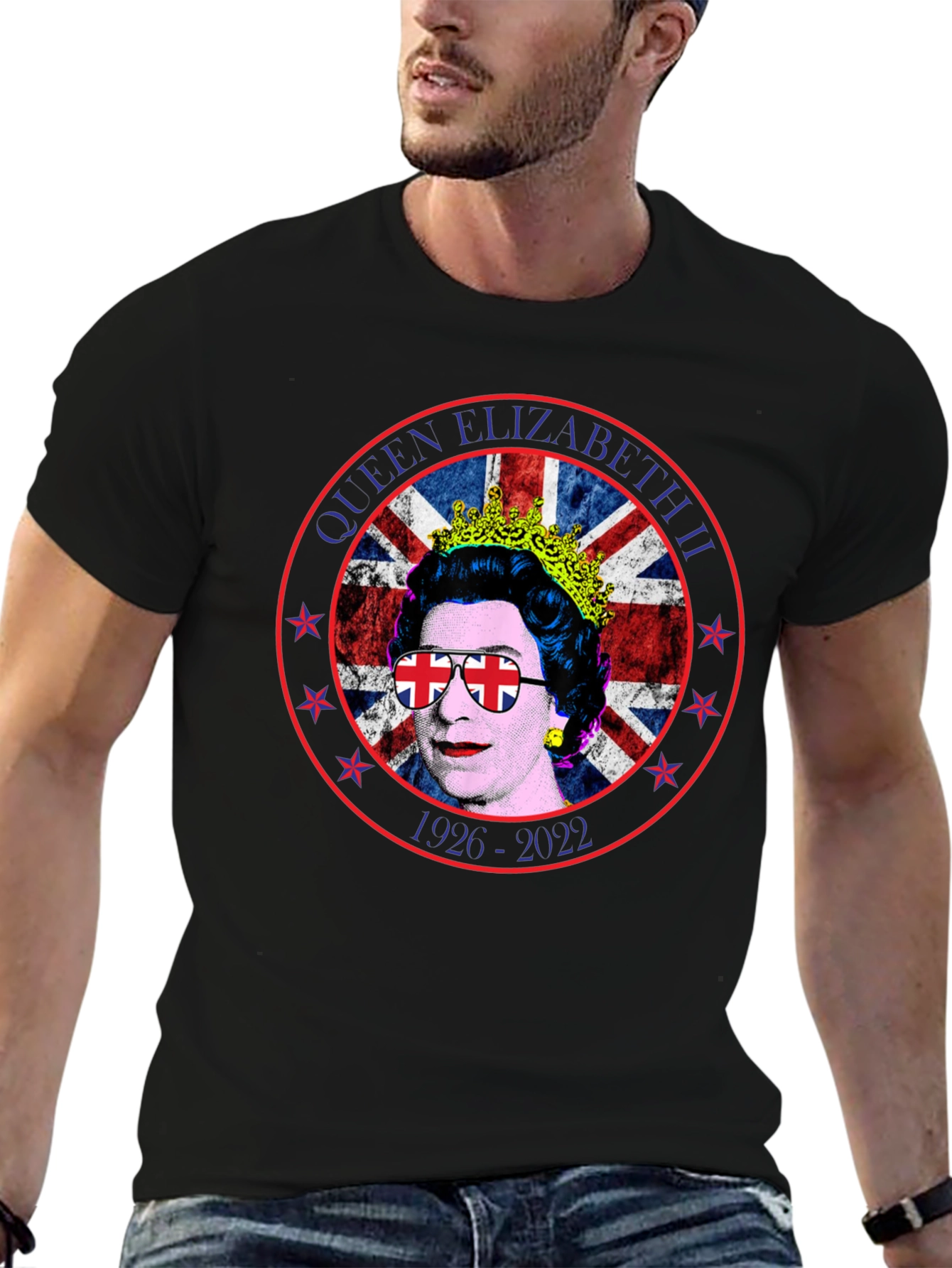 Queen Elizabeth II Tribute Graphic Tee