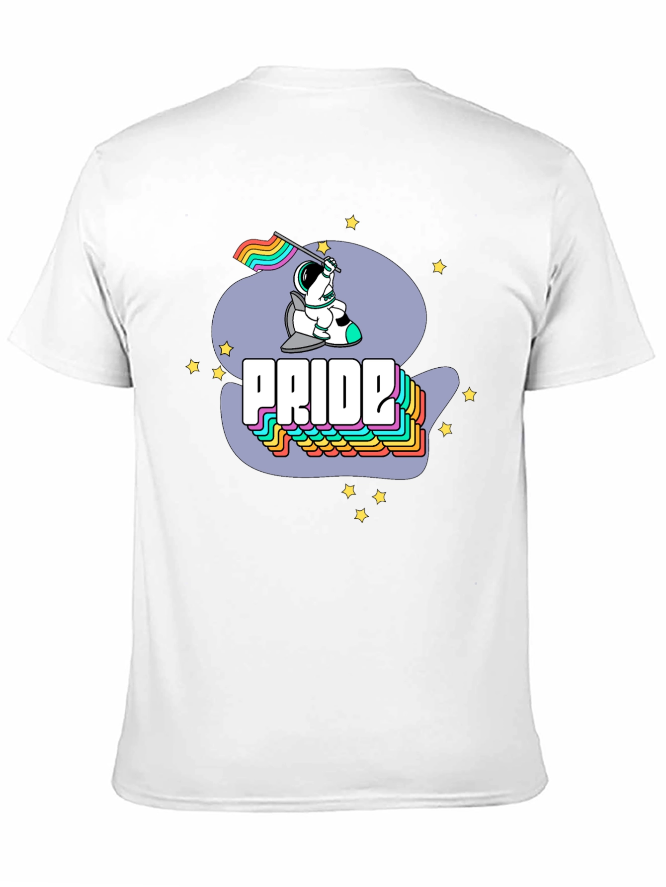 Pride Astronaut Graphic Tee - Unisex Crew Neck