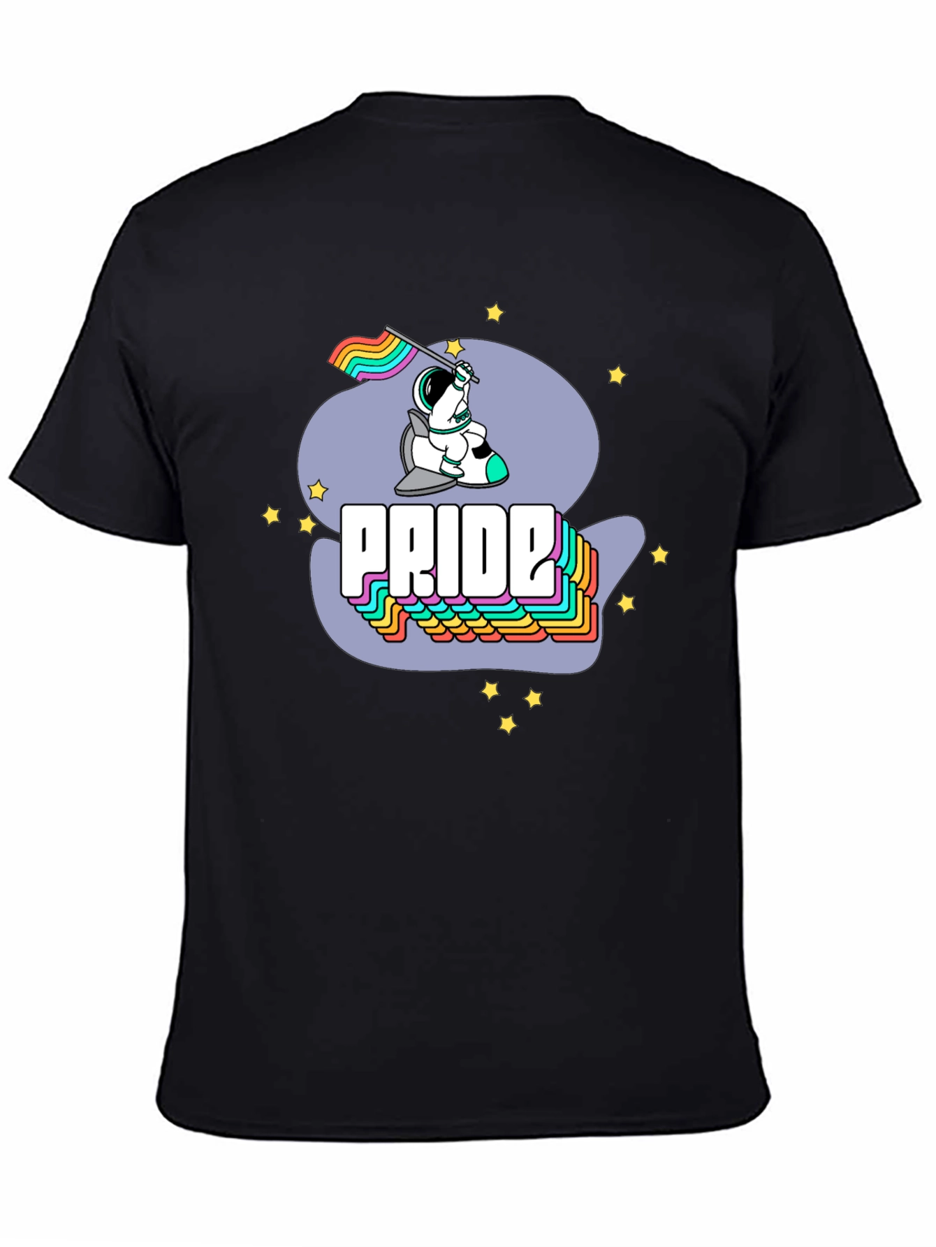 Pride Astronaut Graphic Tee - Unisex Crew Neck