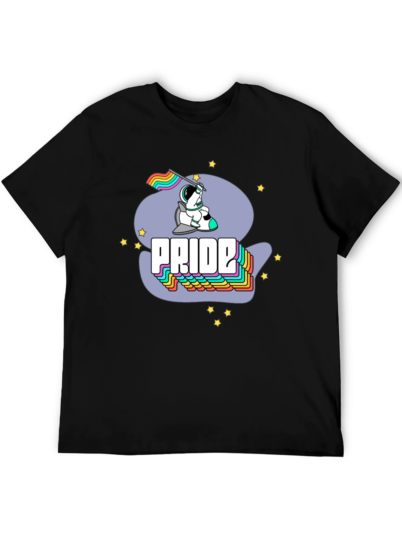Pride Astronaut Graphic Tee - Unisex Crew Neck