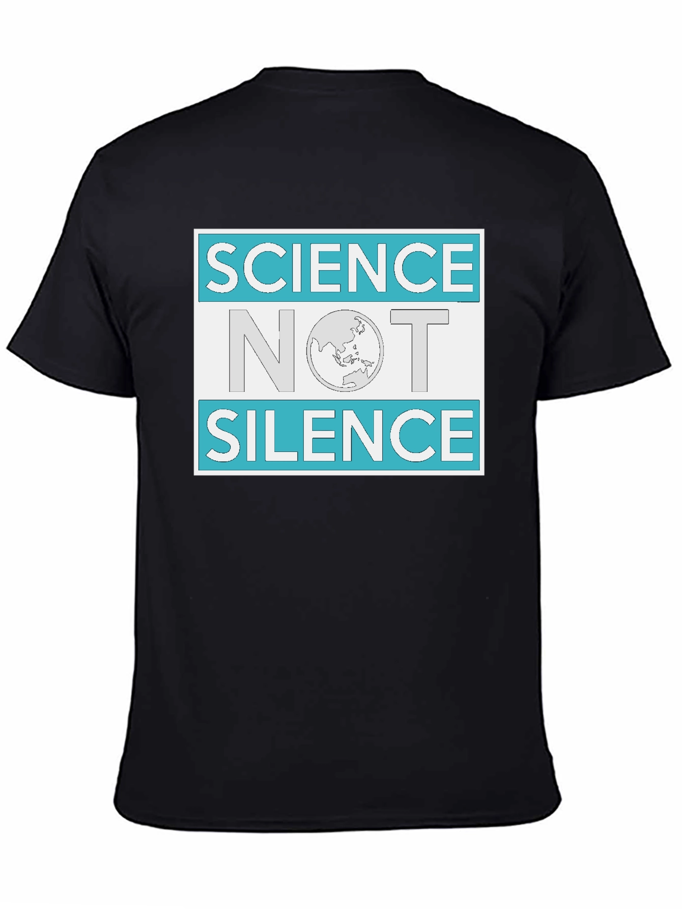 Science Not Silence Graphic Tee - Black
