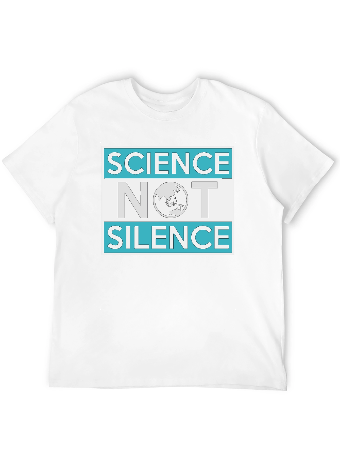 Science Not Silence Graphic Tee - Black