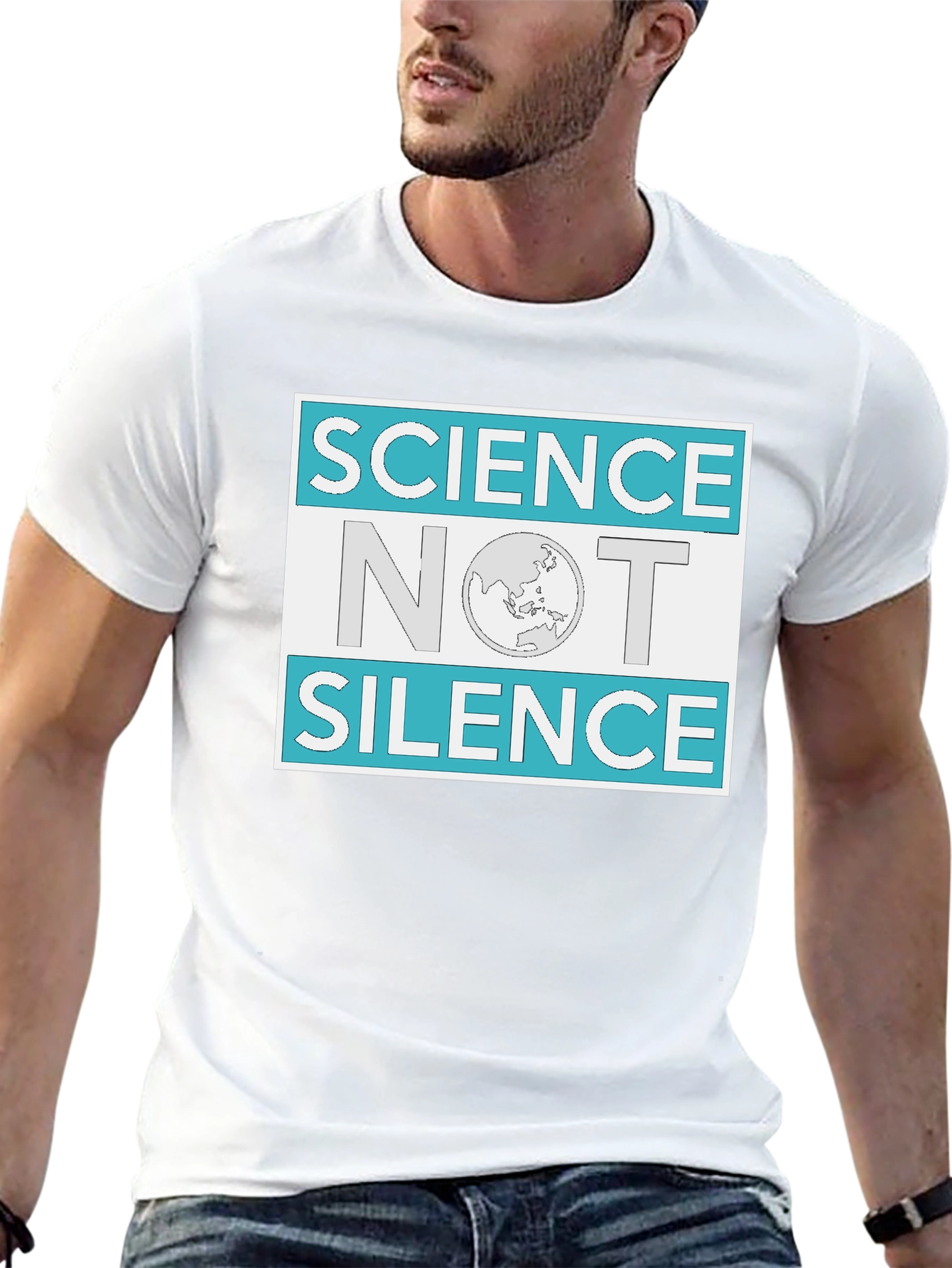Science Not Silence Graphic Tee - Black