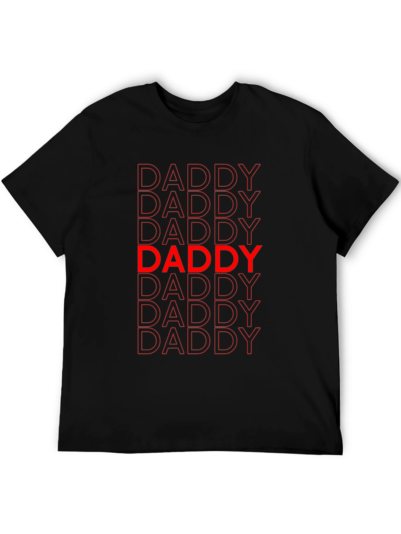 Daddy Graphic Print Crew Neck T-Shirt