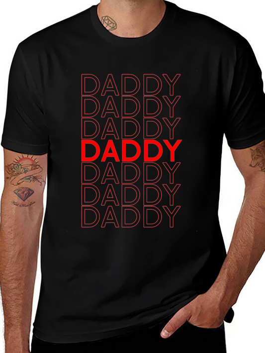 Daddy Graphic Print Crew Neck T-Shirt