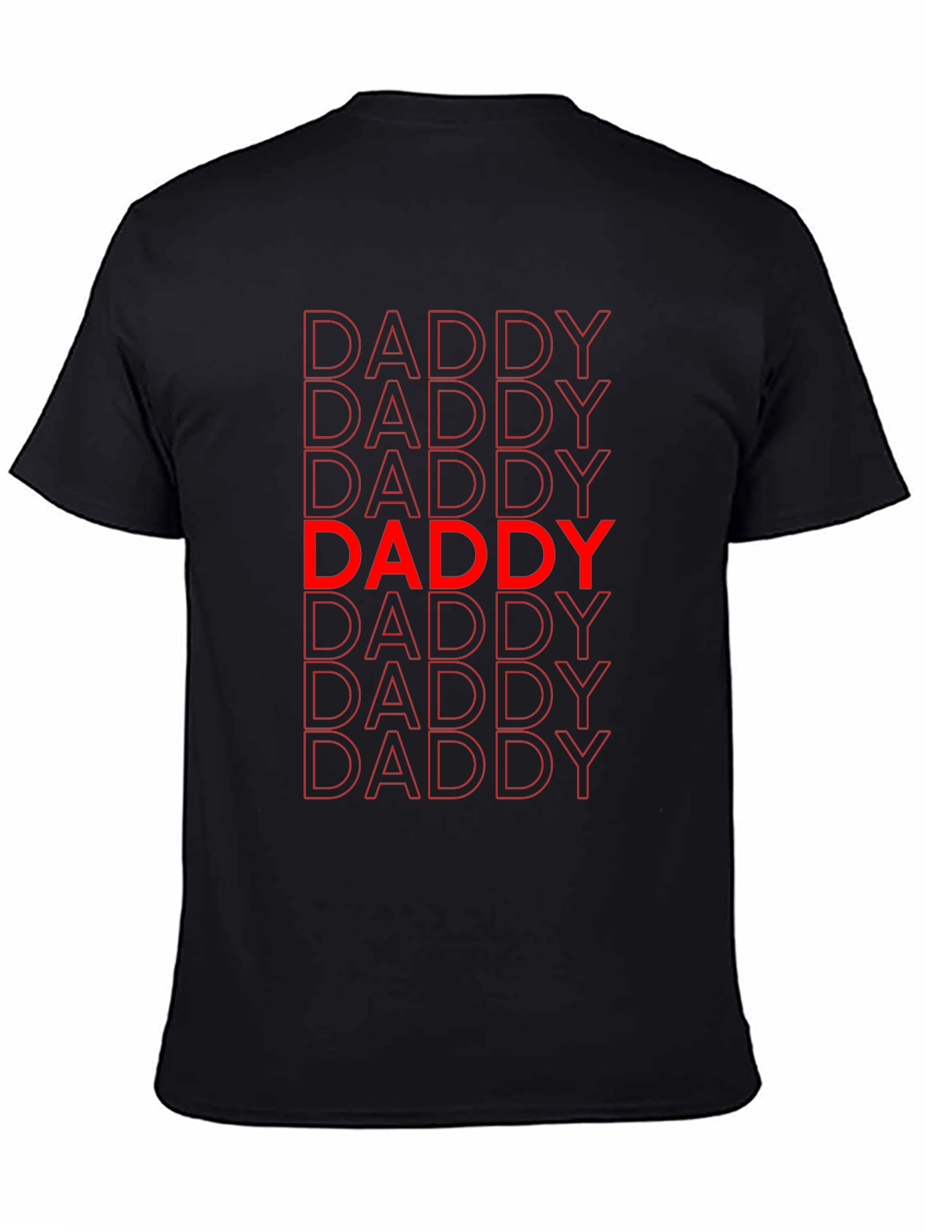 Daddy Graphic Print Crew Neck T-Shirt