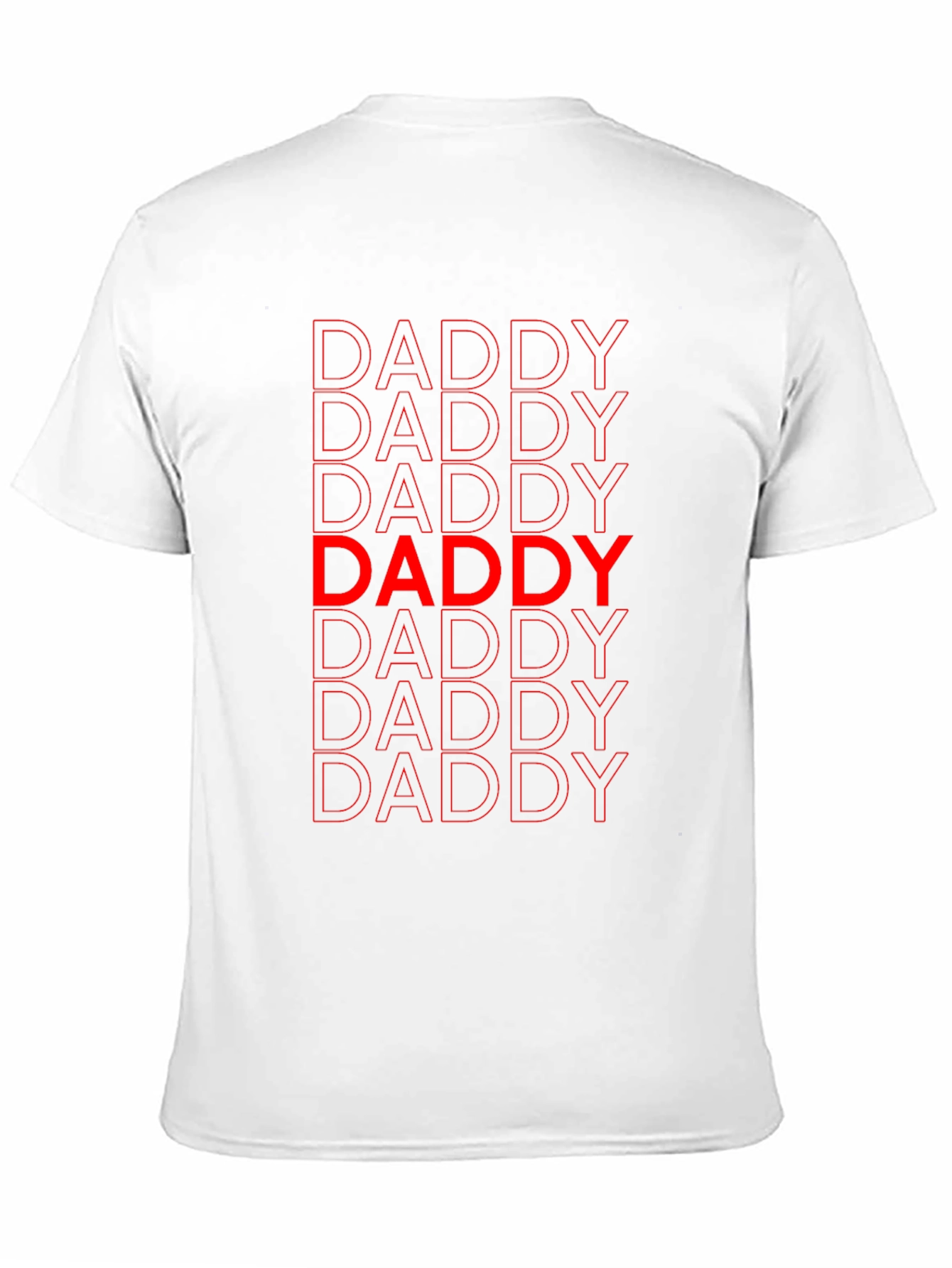 Daddy Graphic Print Crew Neck T-Shirt
