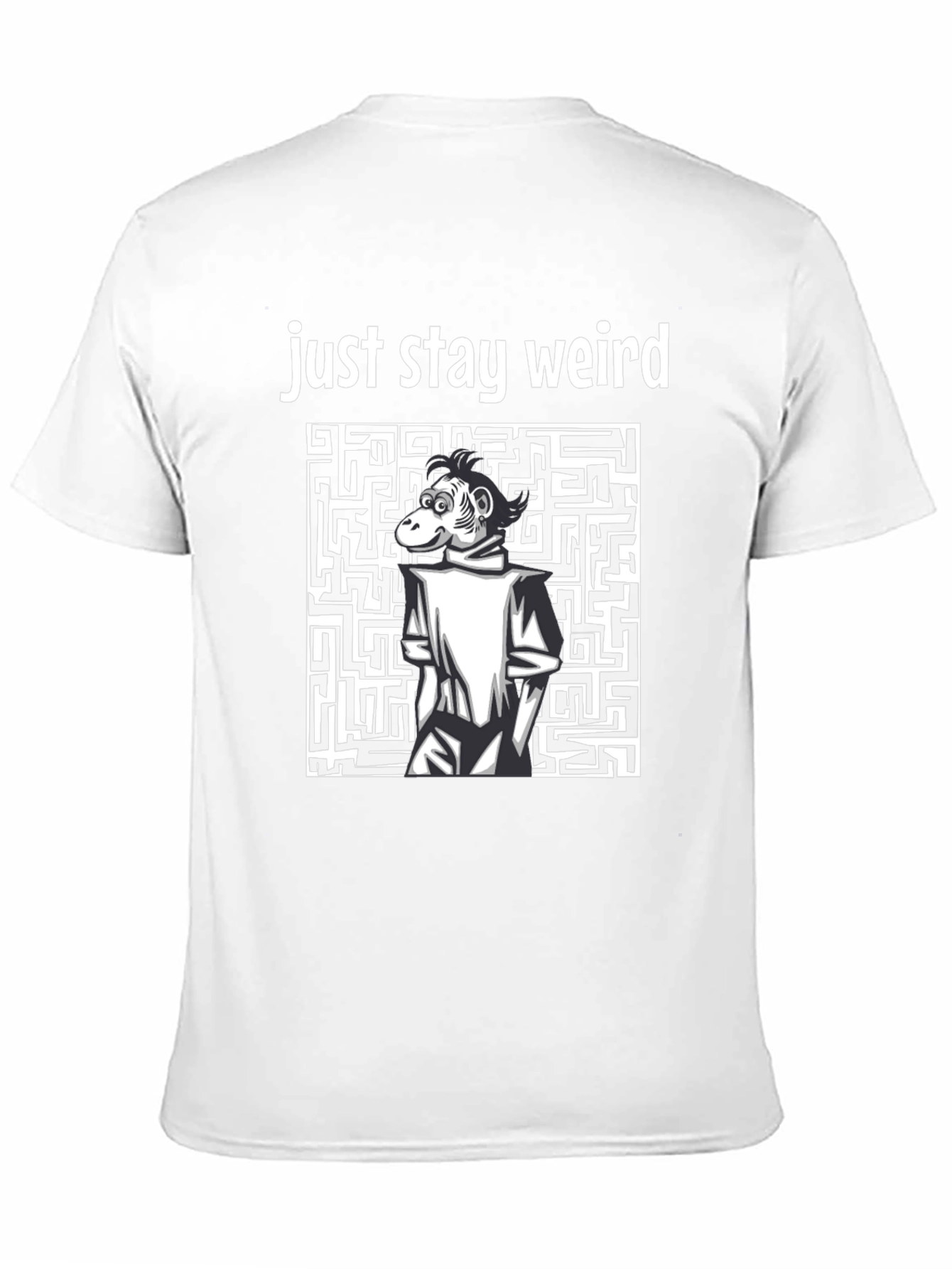 Stay Weird Monkey Graphic T-Shirt