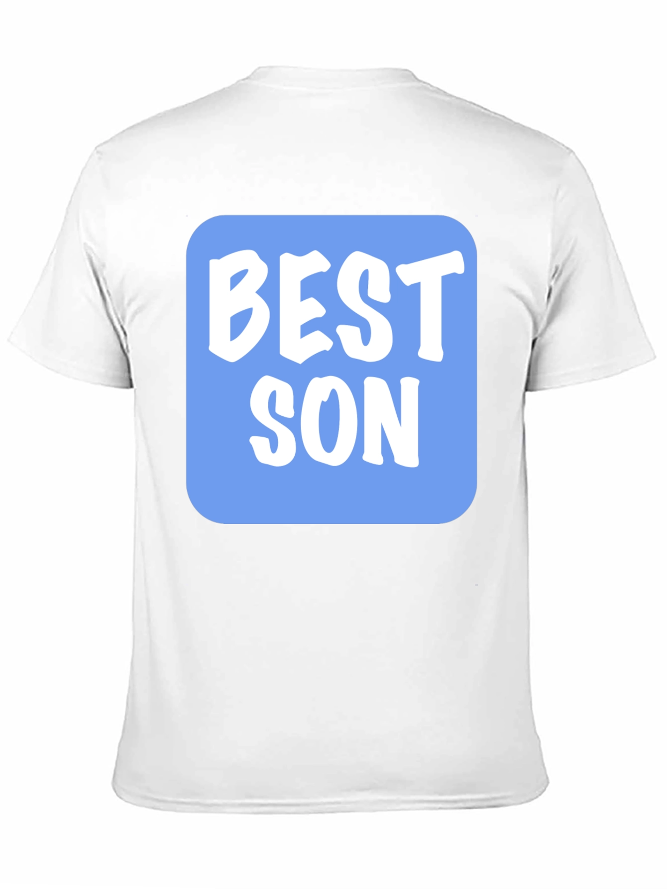 Best Son T-Shirt - Black Tee with Blue Graphic