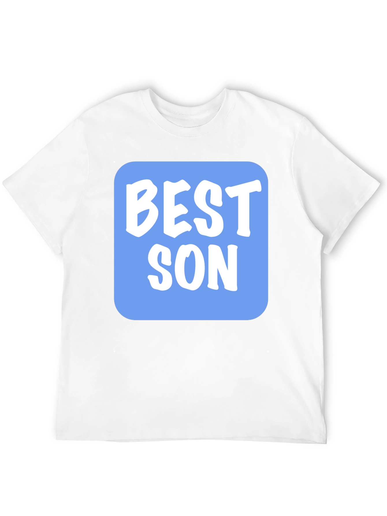 Best Son T-Shirt - Black Tee with Blue Graphic