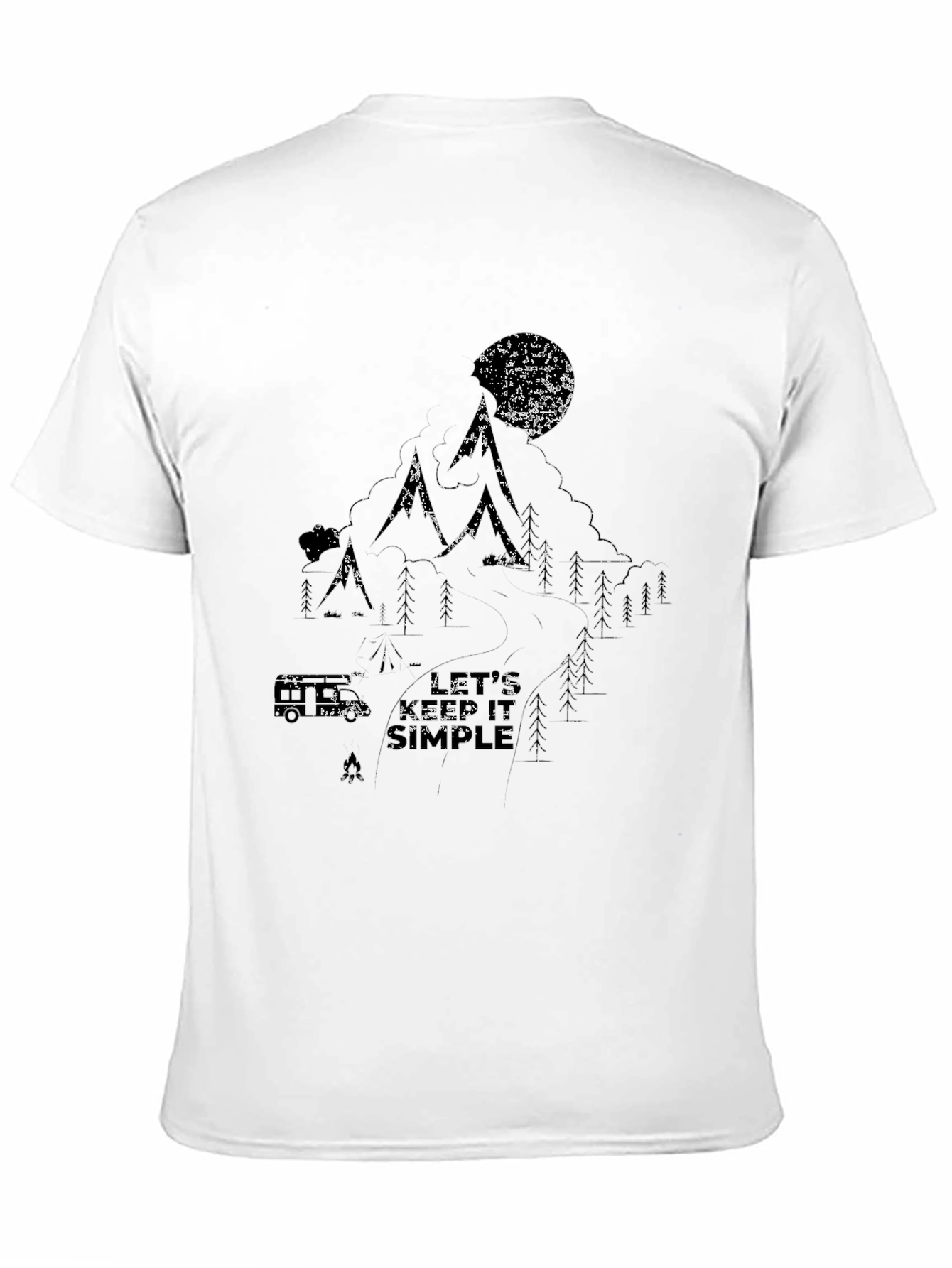 Distressed Mountain Graphic Tee