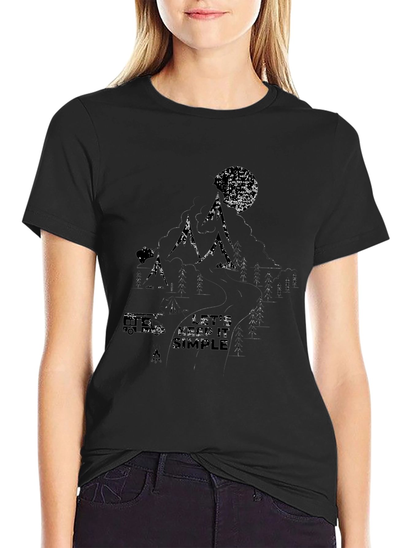 Distressed Mountain Graphic Tee