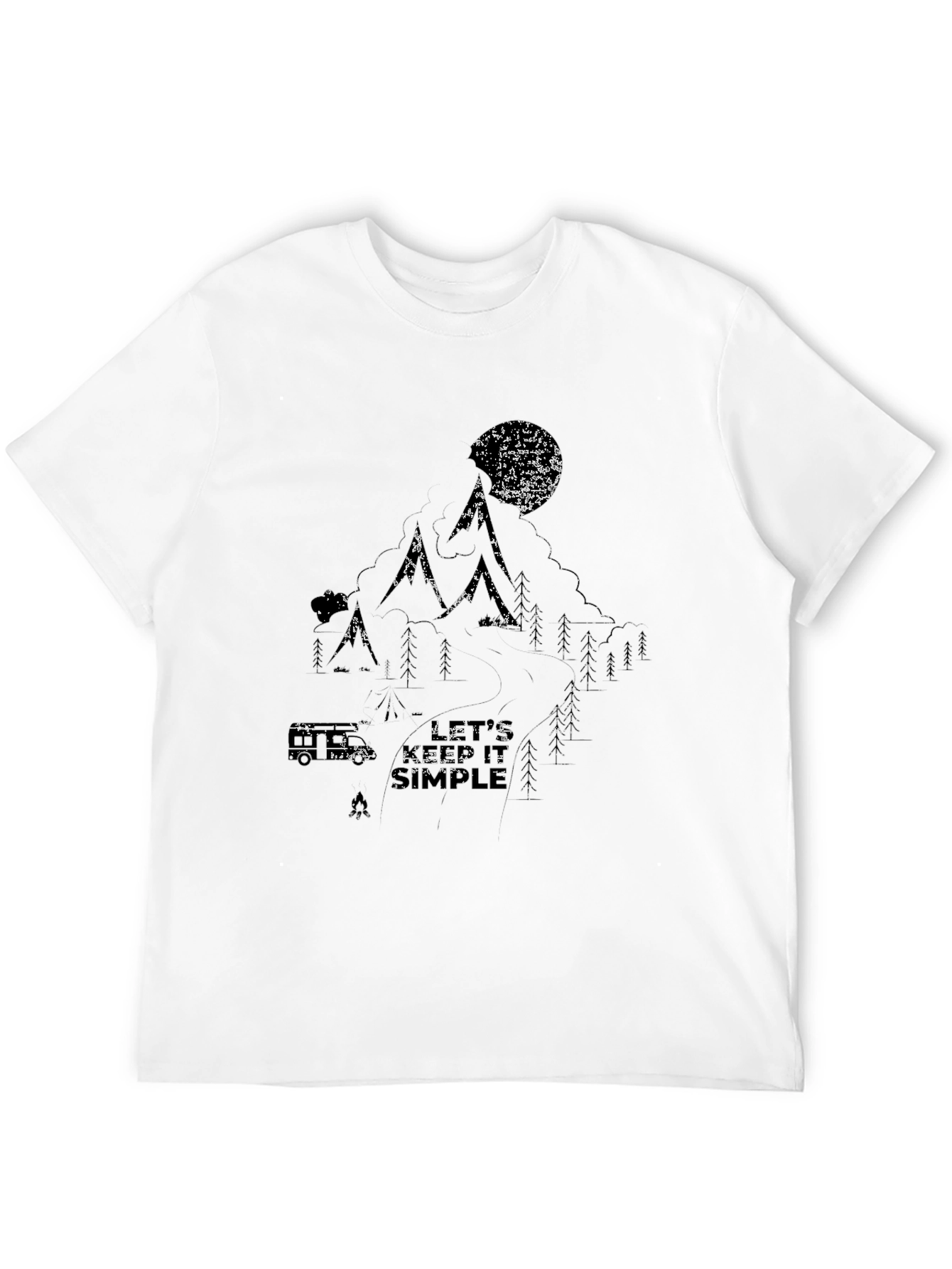 Distressed Mountain Graphic Tee