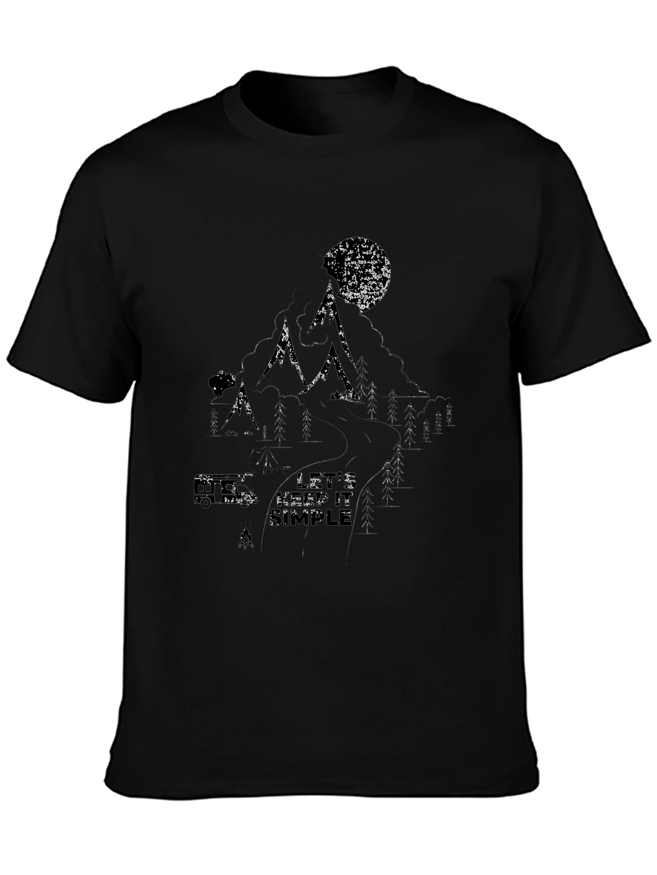 Distressed Mountain Graphic Tee