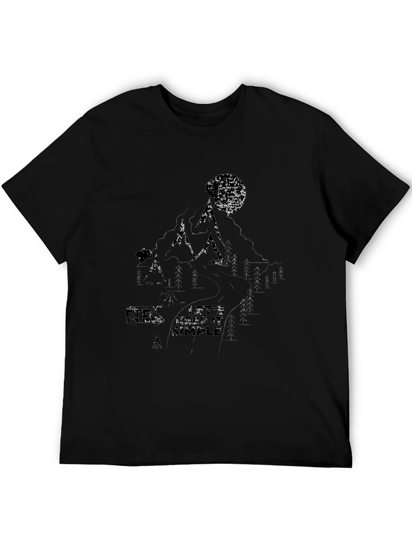 Distressed Mountain Graphic Tee