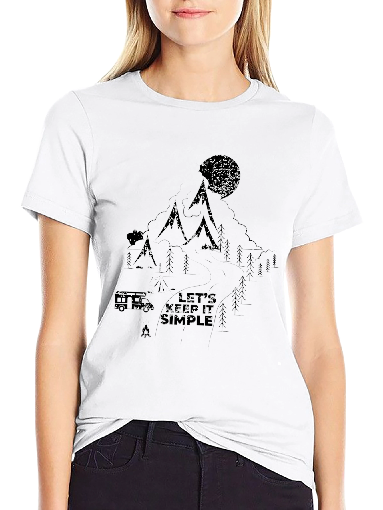 Distressed Mountain Graphic Tee