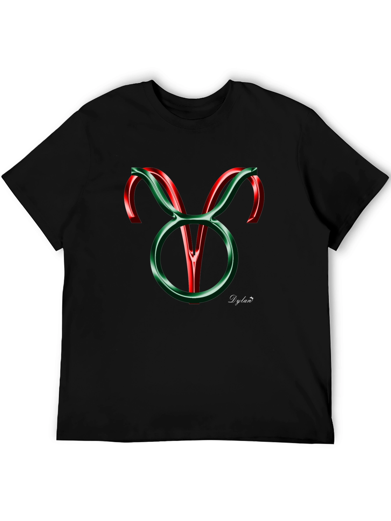 Taurus Zodiac Graphic Tee - Personalized Black T-Shirt