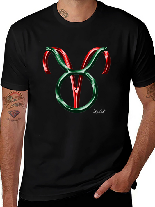 Taurus Zodiac Graphic Tee - Personalized Black T-Shirt
