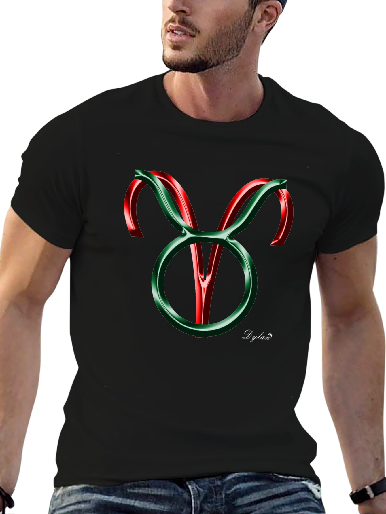 Taurus Zodiac Graphic Tee - Personalized Black T-Shirt