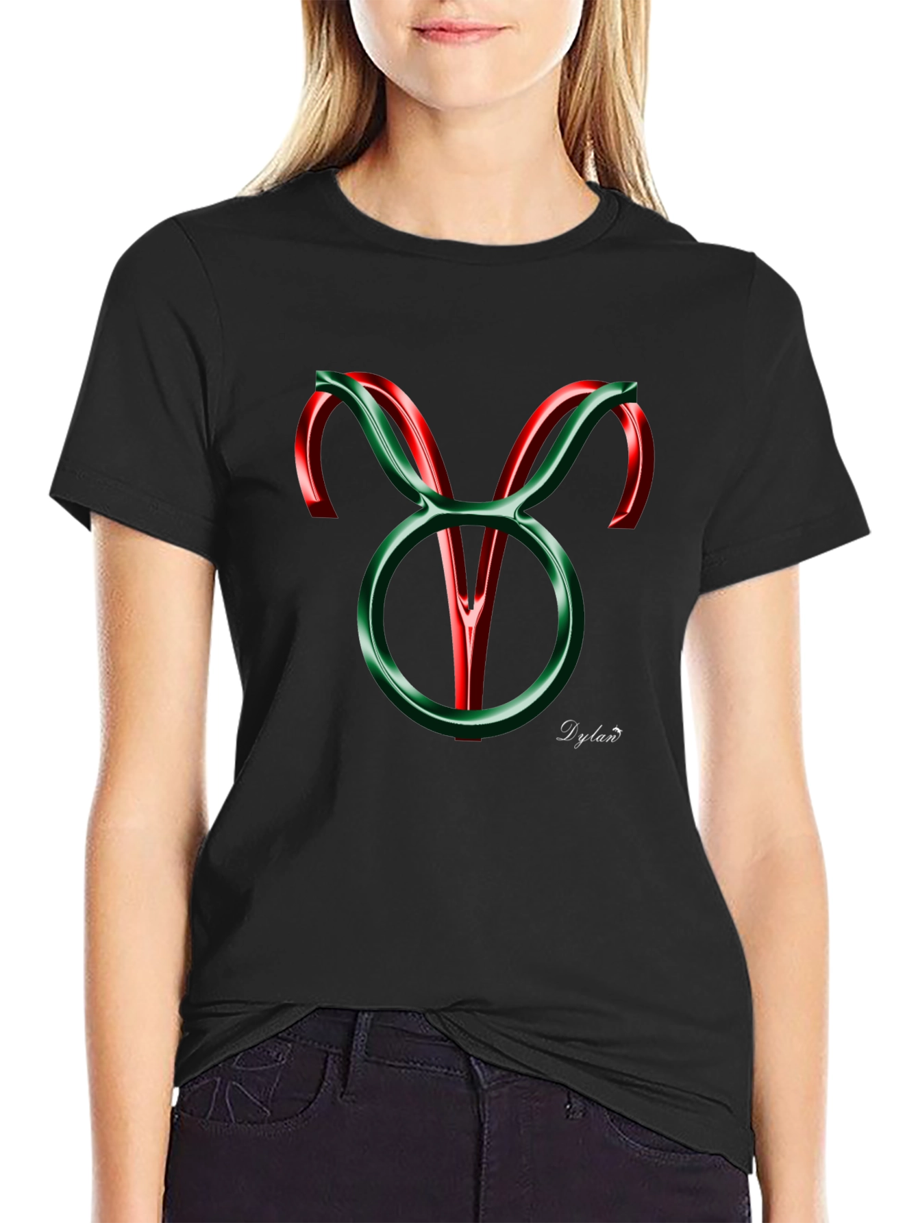 Taurus Zodiac Graphic Tee - Personalized Black T-Shirt