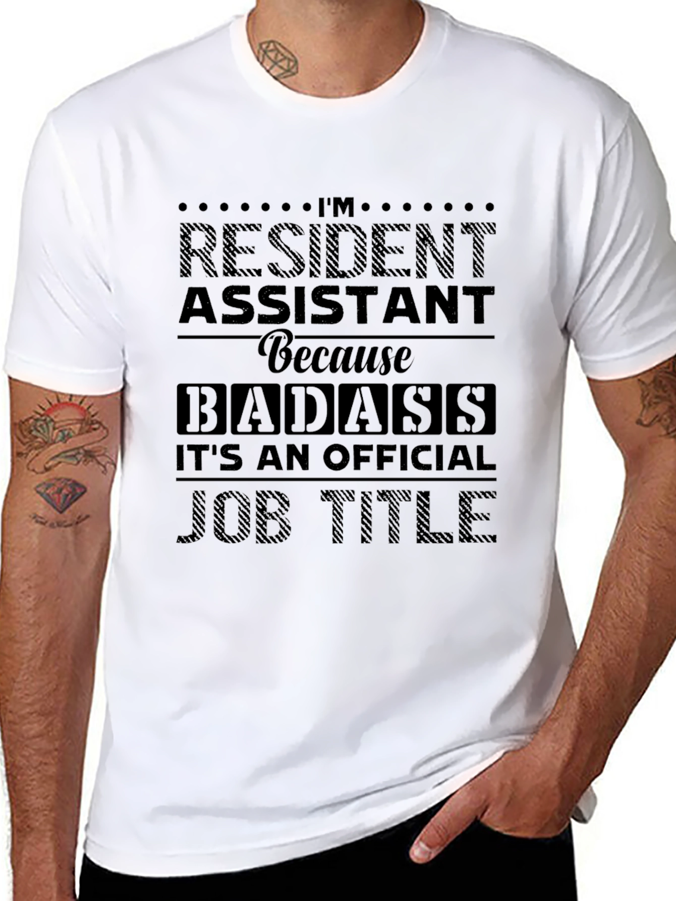 Resident Assistant Badass Graphic Tee