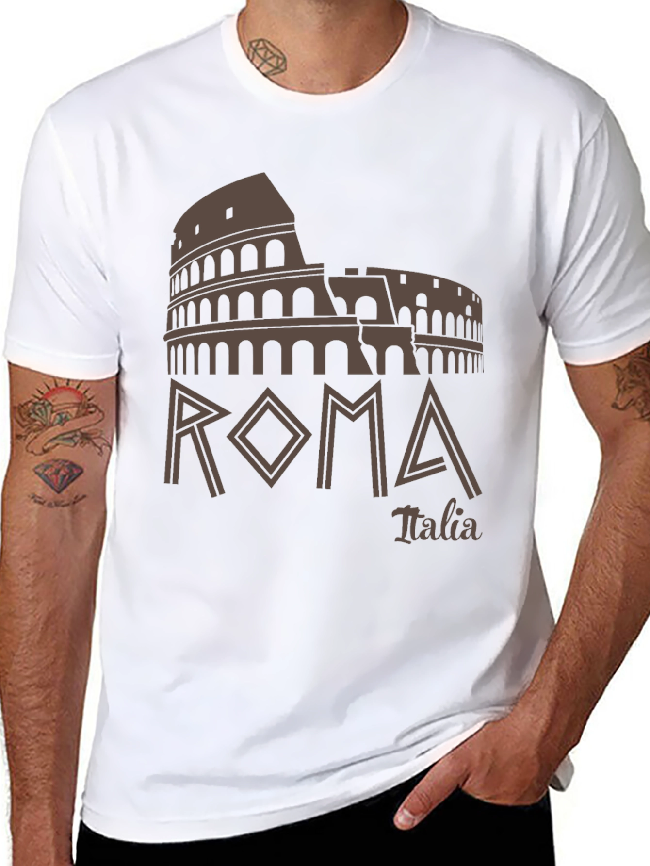 Roma Italia T-Shirt - Travel Souvenir Tee