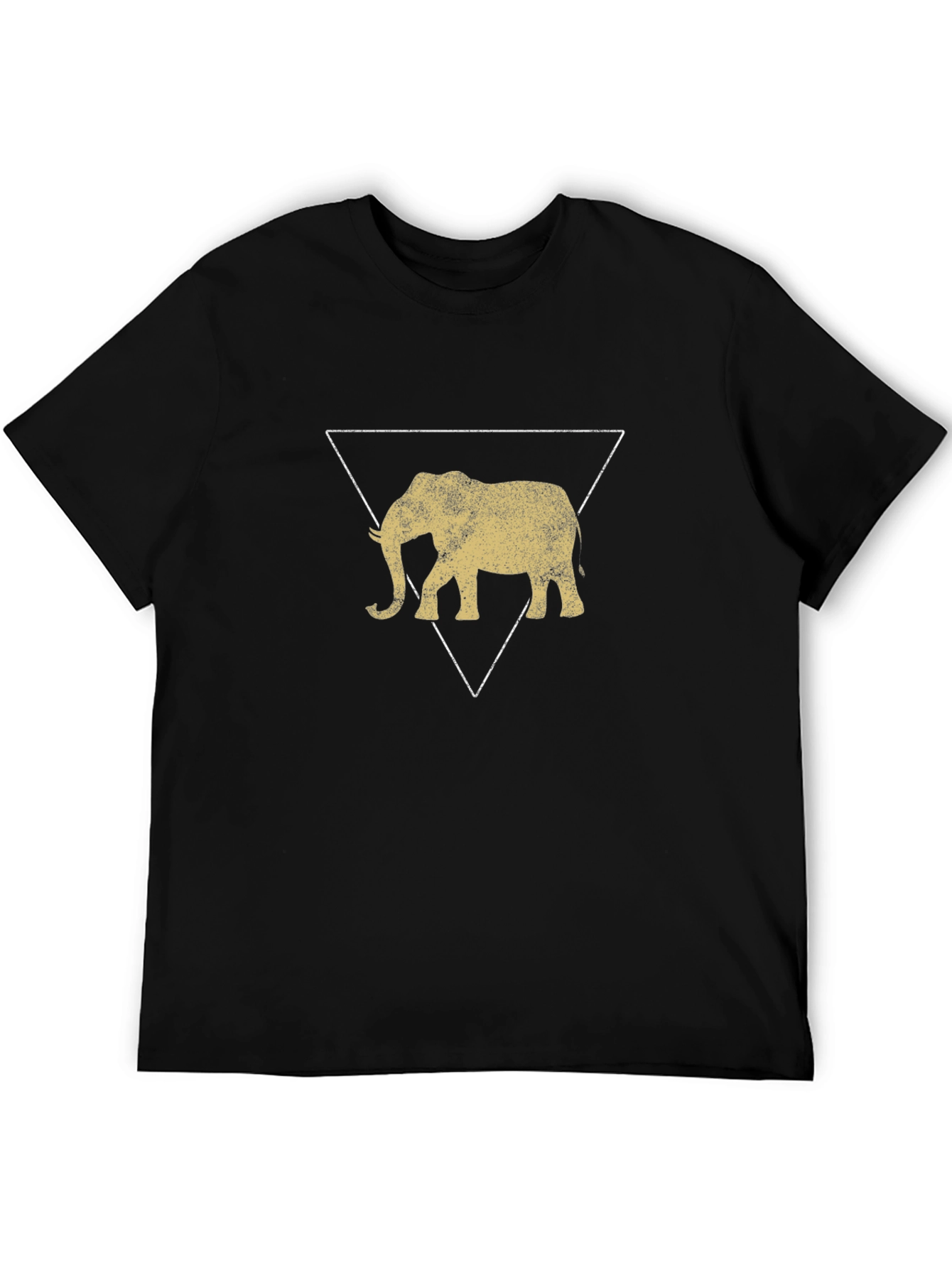 Elephant Triangle T-Shirt - Stylish Graphic Tee