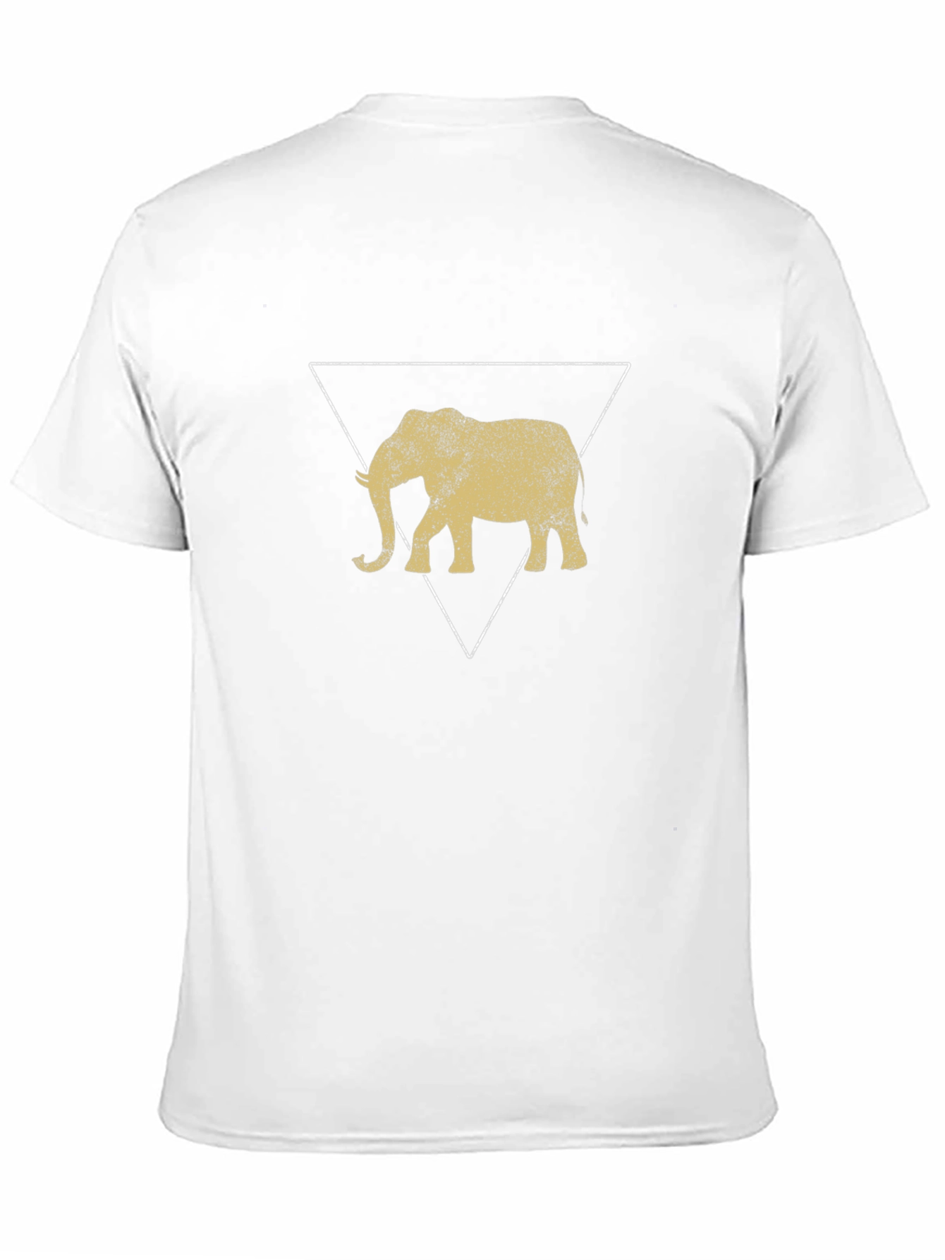 Elephant Triangle T-Shirt - Stylish Graphic Tee