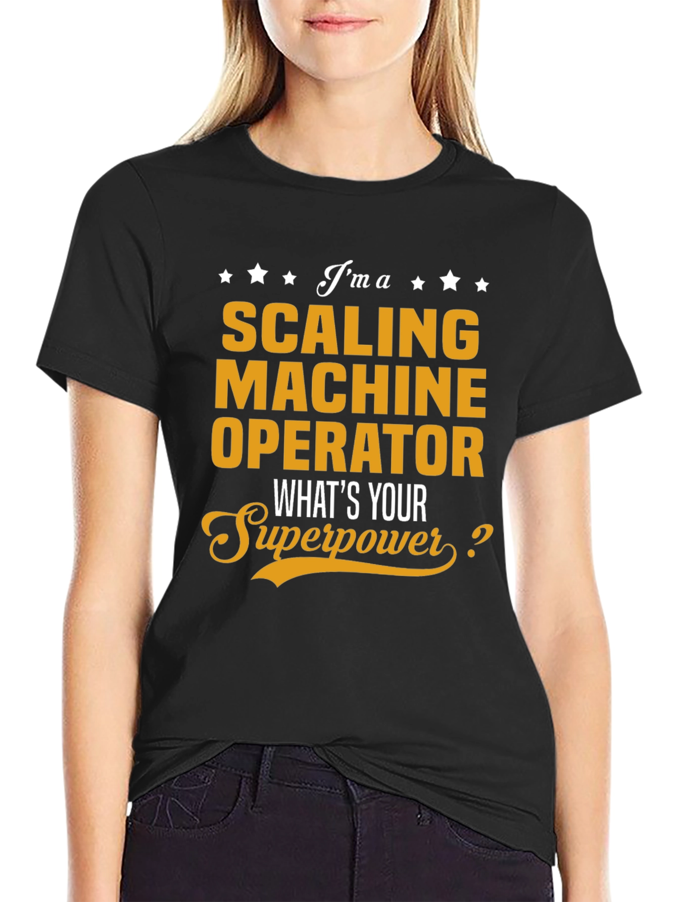 Scaling Machine Operator Superpower T-Shirt