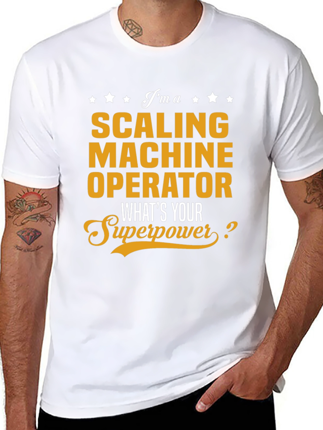 Scaling Machine Operator Superpower T-Shirt