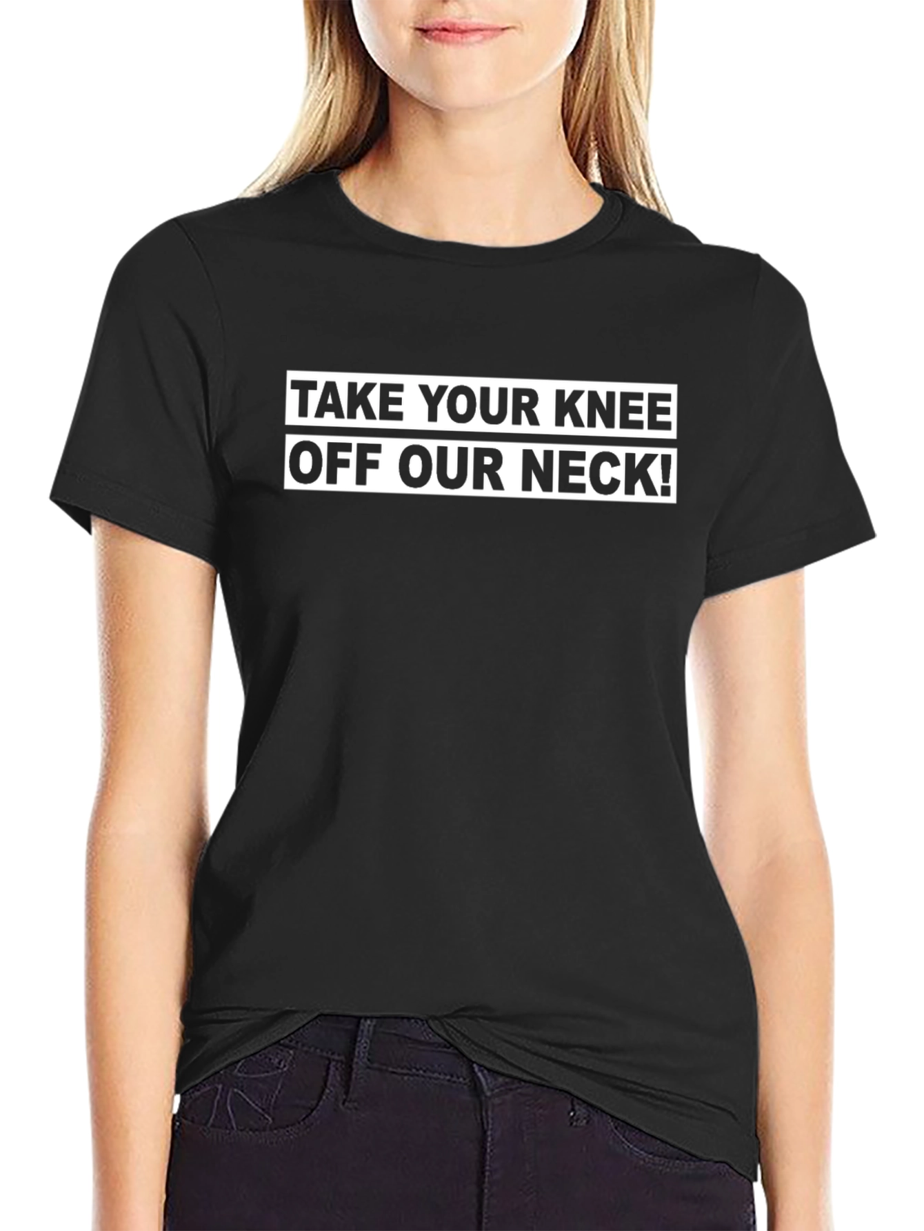 Take Your Knee Off Our Neck Graphic Tee