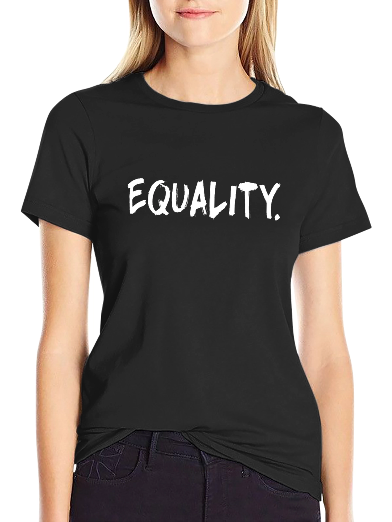Equality Graphic Tee - Black Cotton Blend