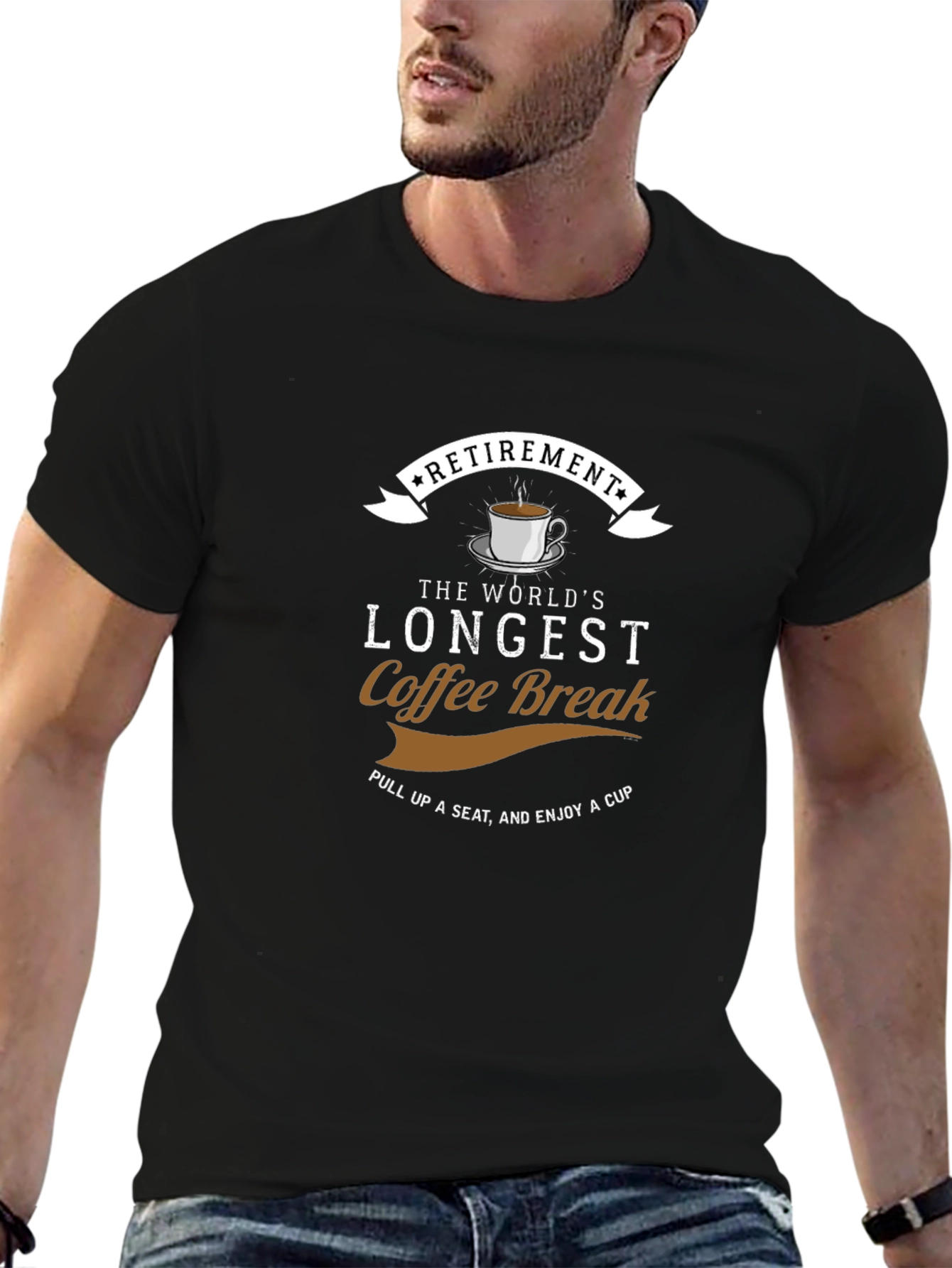 Retirement Coffee Break T-Shirt - Longest Break Ever!