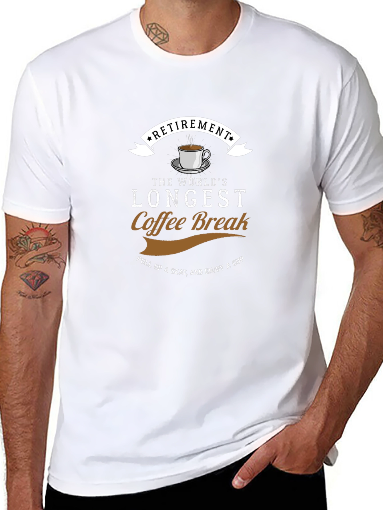 Retirement Coffee Break T-Shirt - Longest Break Ever!