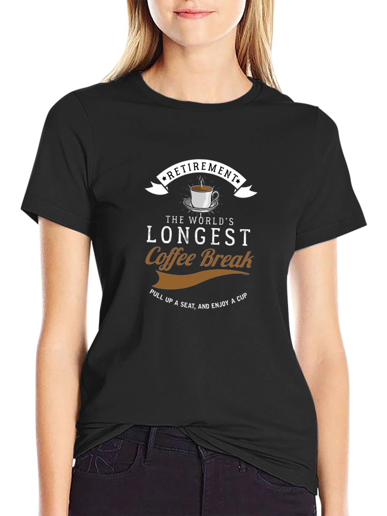 Retirement Coffee Break T-Shirt - Longest Break Ever!