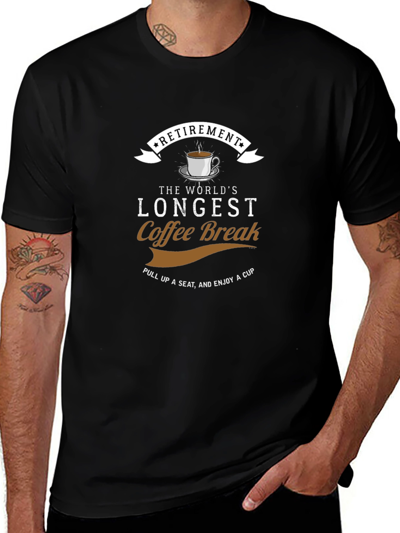 Retirement Coffee Break T-Shirt - Longest Break Ever!