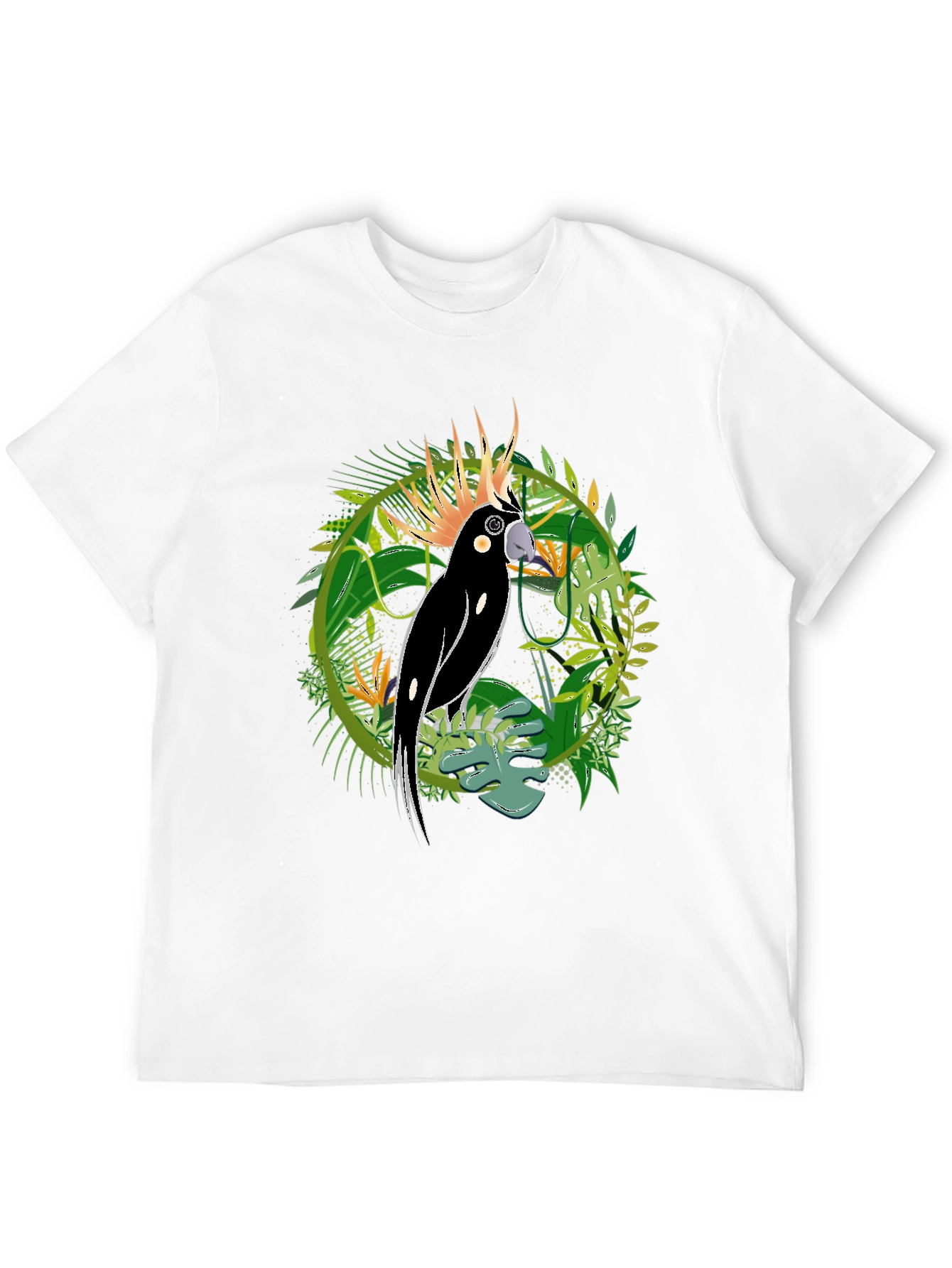 Tropical Cockatoo Graphic Tee