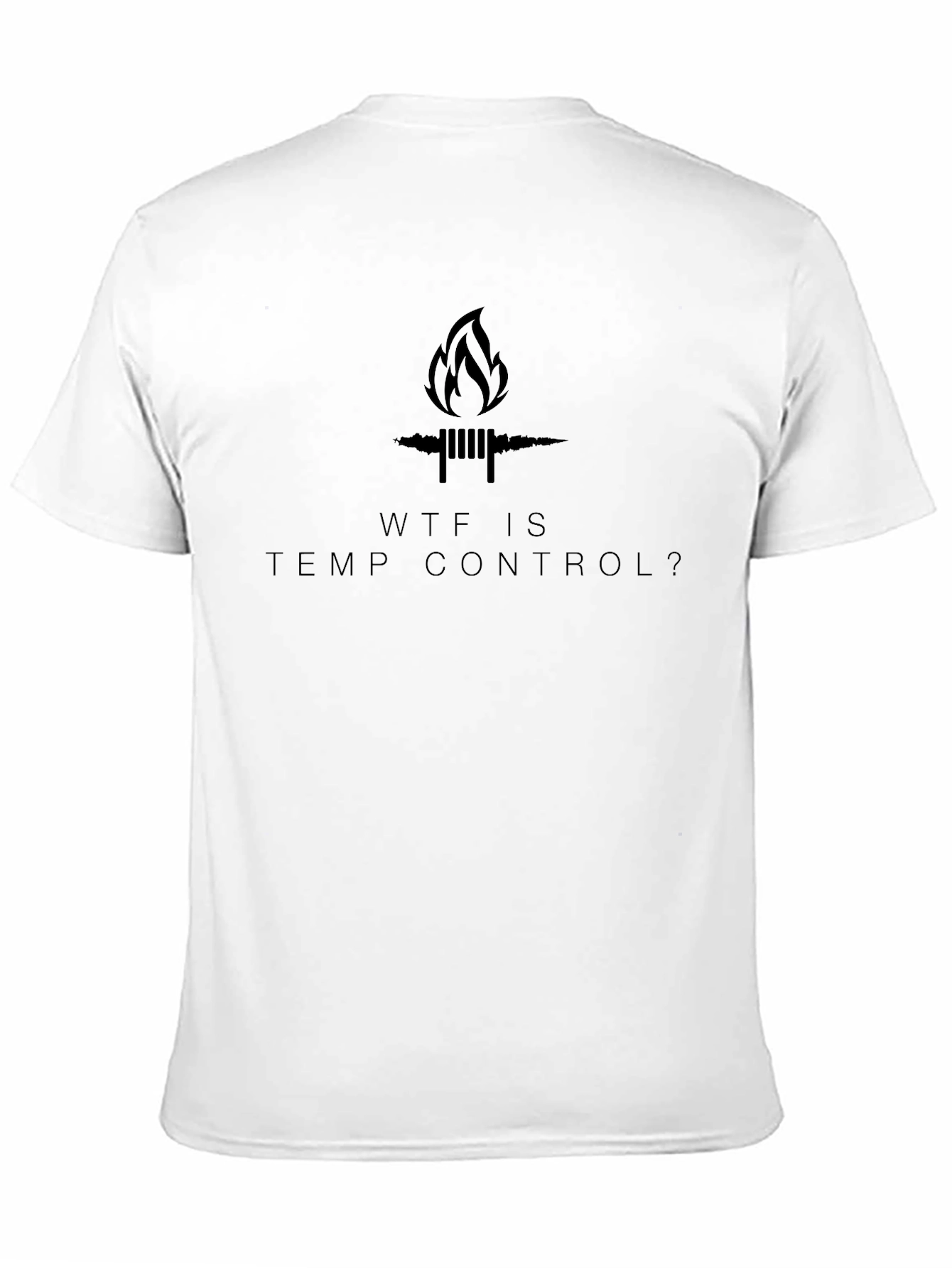 WTF is Temp Control? Black Cotton T-Shirt