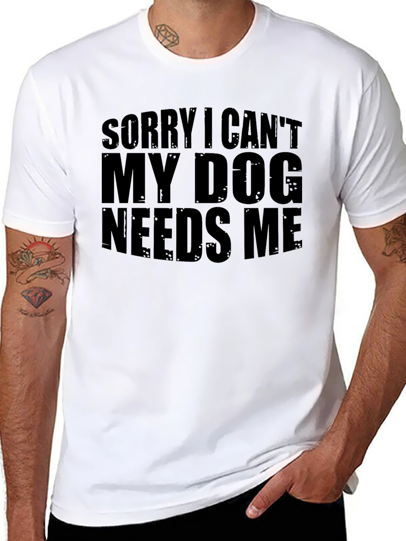 Dog Needs Me Graphic T-Shirt