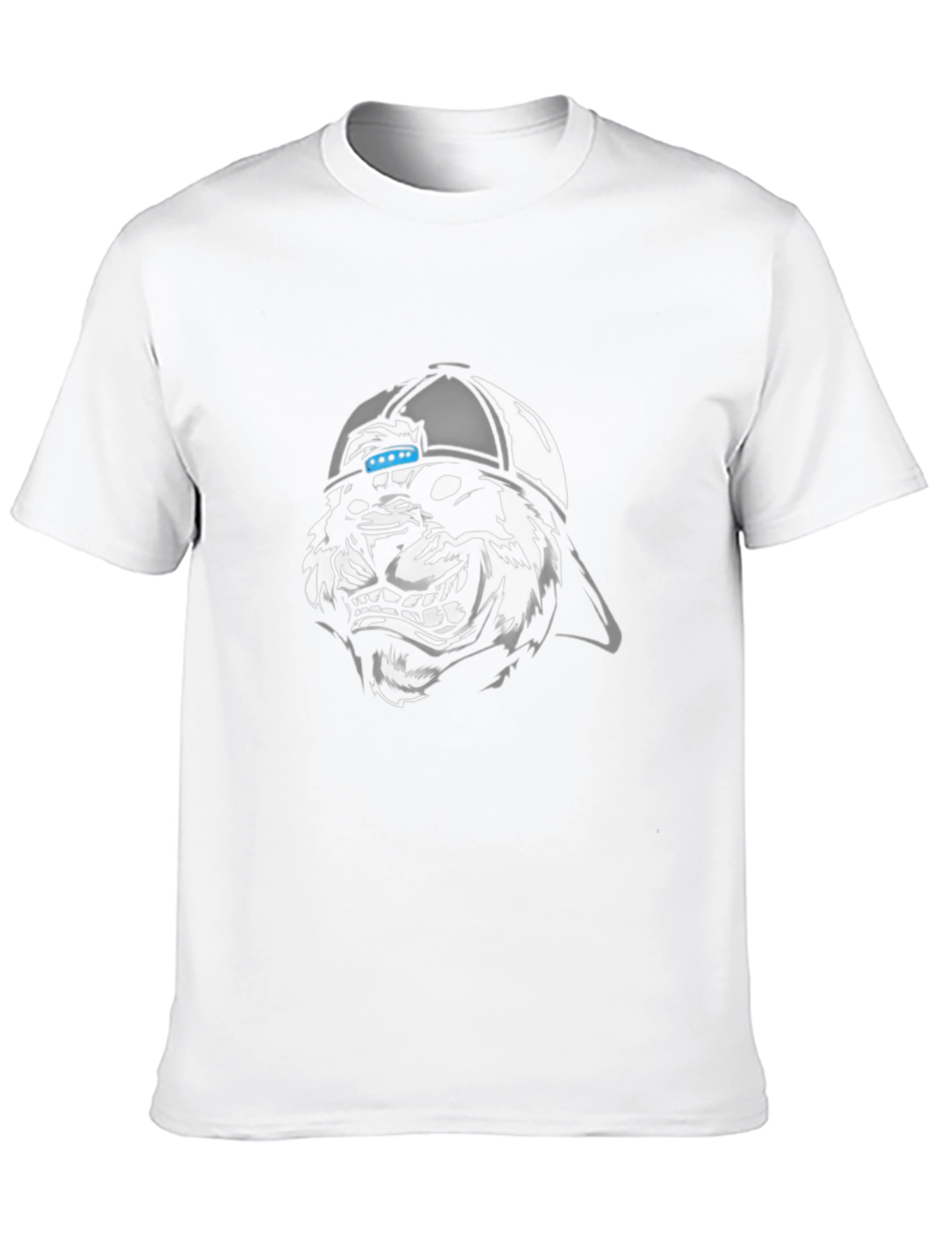 Cool Tiger Graphic Tee - Mens Black T-Shirt
