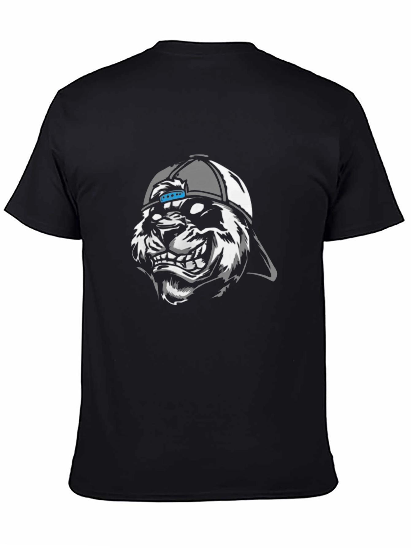 Cool Tiger Graphic Tee - Mens Black T-Shirt