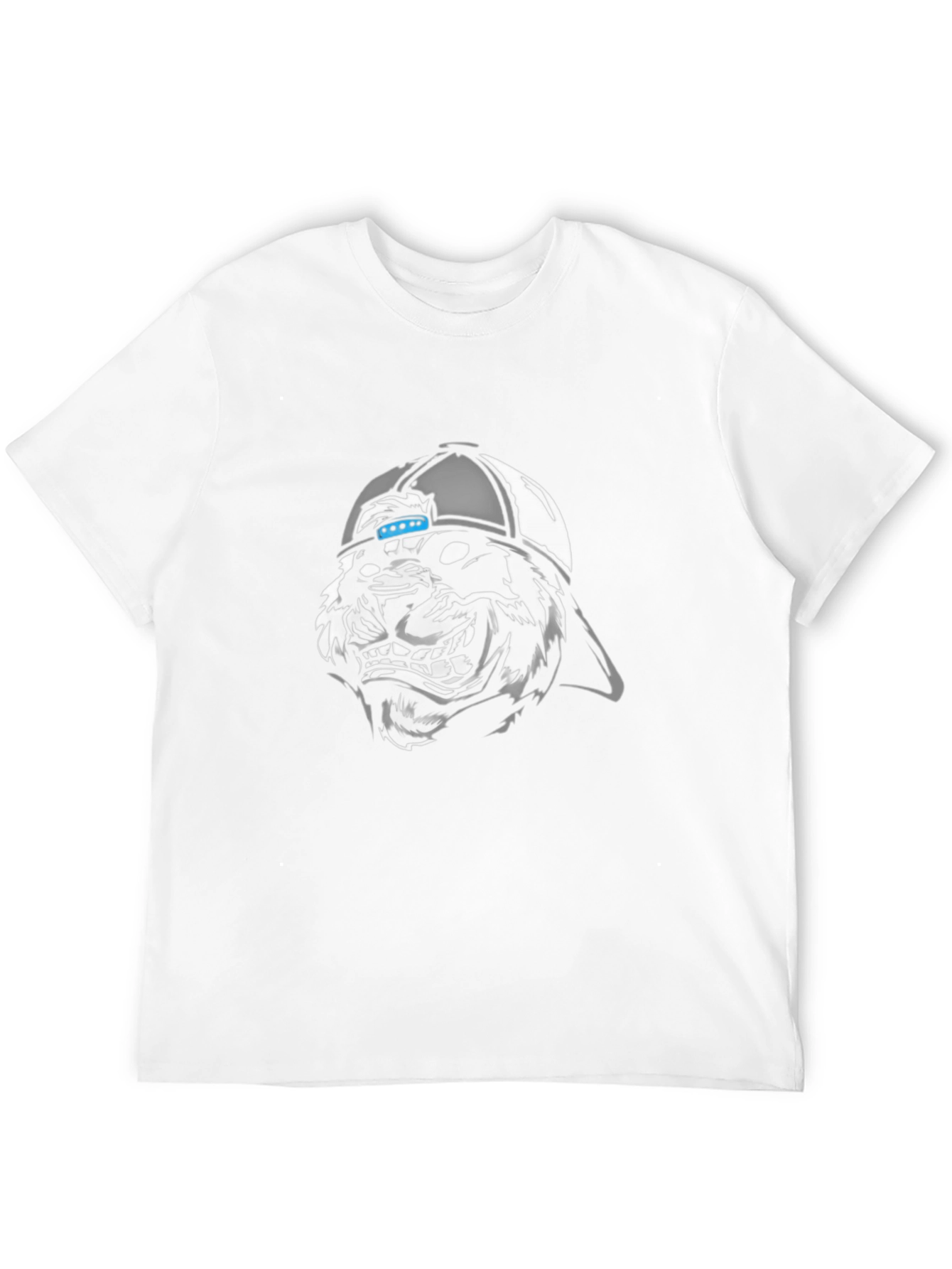Cool Tiger Graphic Tee - Mens Black T-Shirt