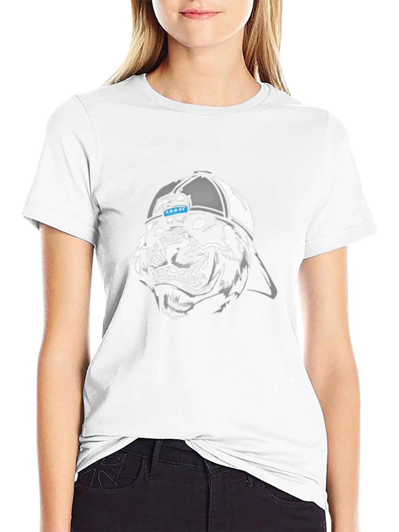 Cool Tiger Graphic Tee - Mens Black T-Shirt